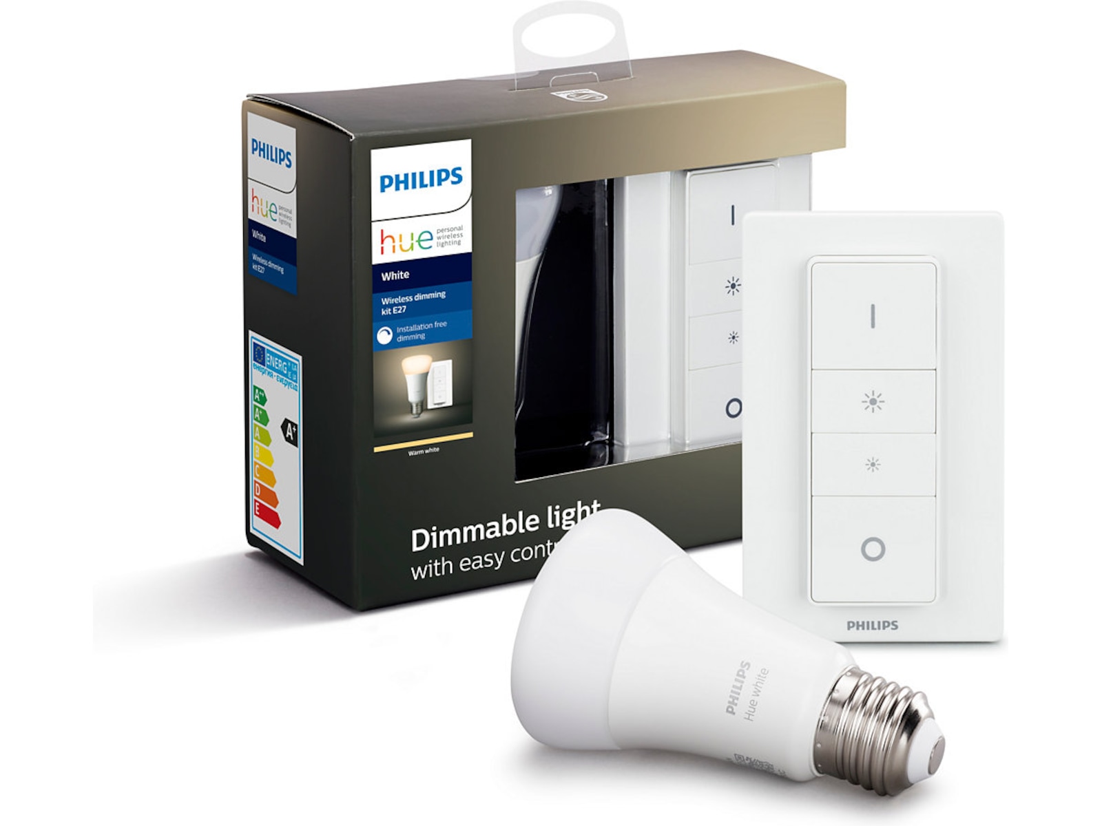 Philips Hue White Dimmer Kit E27 Lyspærer Komplett.no