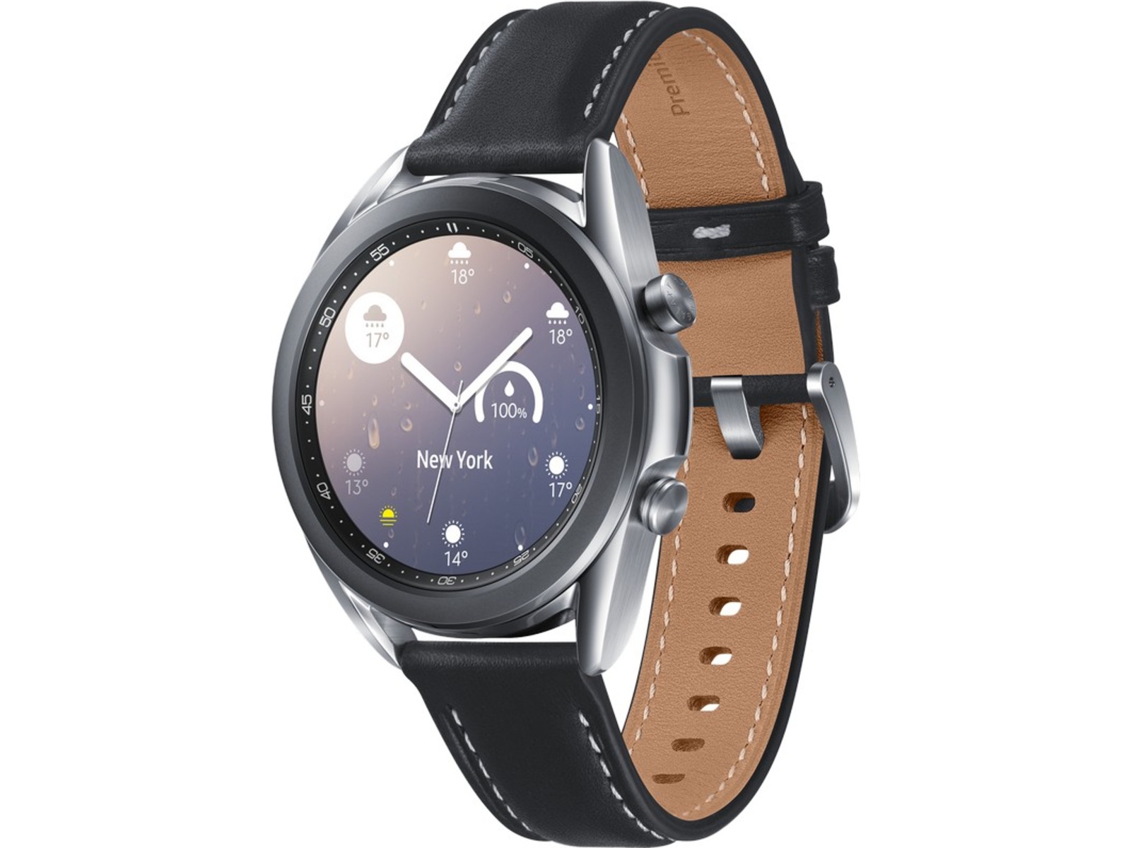 Samsung Galaxy Watch 3 smartklokke 41mm mystic silver Smartklokker
