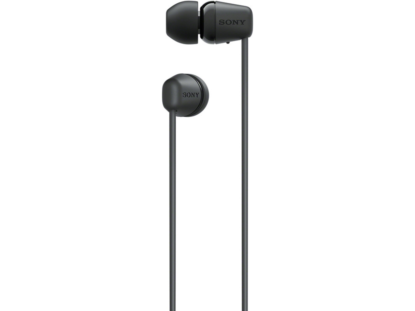 Sony WI-C100 Trådløse hodetelefoner, In-Ear (sort) Ørepropper