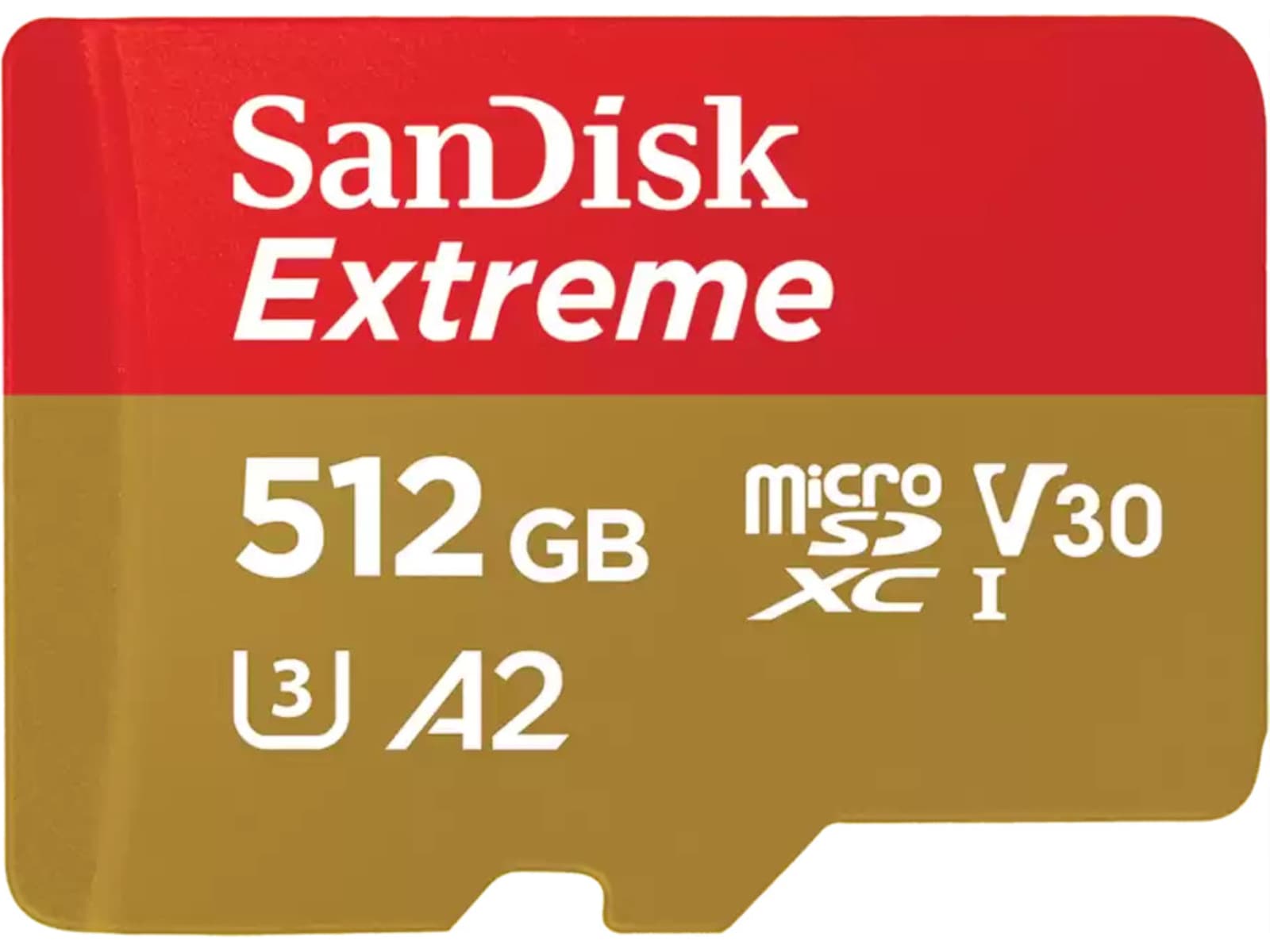 SanDisk Extreme microSDXC 512GB Minnekort til foto & video