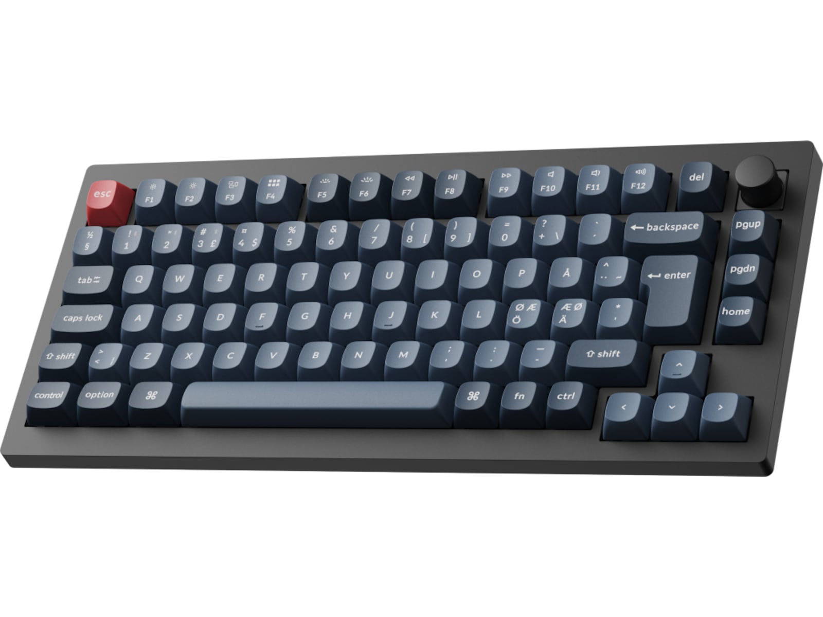 Keychron V1 MAX Gateron Jupiter Red trådløst gamingtastatur Gamingtastatur