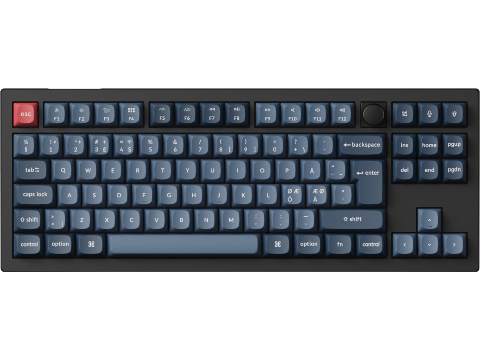 Keychron V3 MAX Gateron Jupiter Brown trådløst gamingtastatur Gamingtastatur