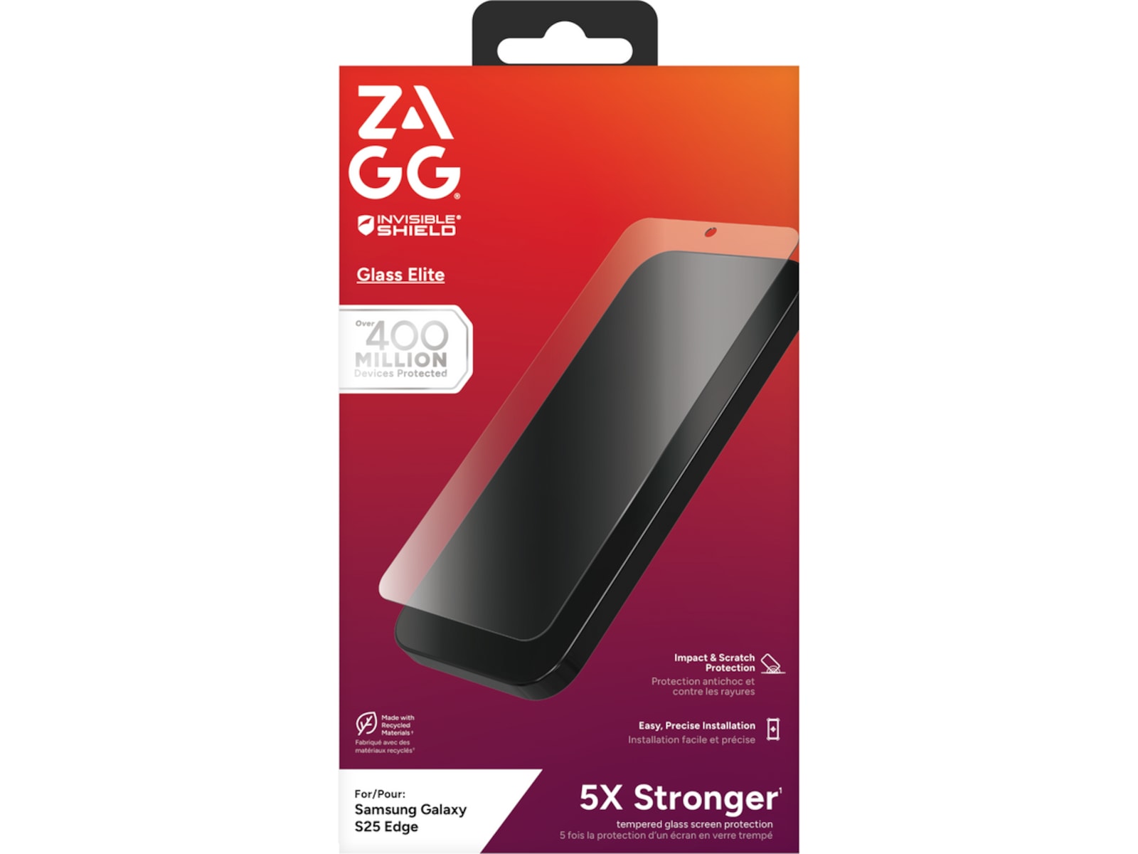 ZAGG Galaxy S25 Edge Glass Elite Skjermbeskytter Skjermbeskytter