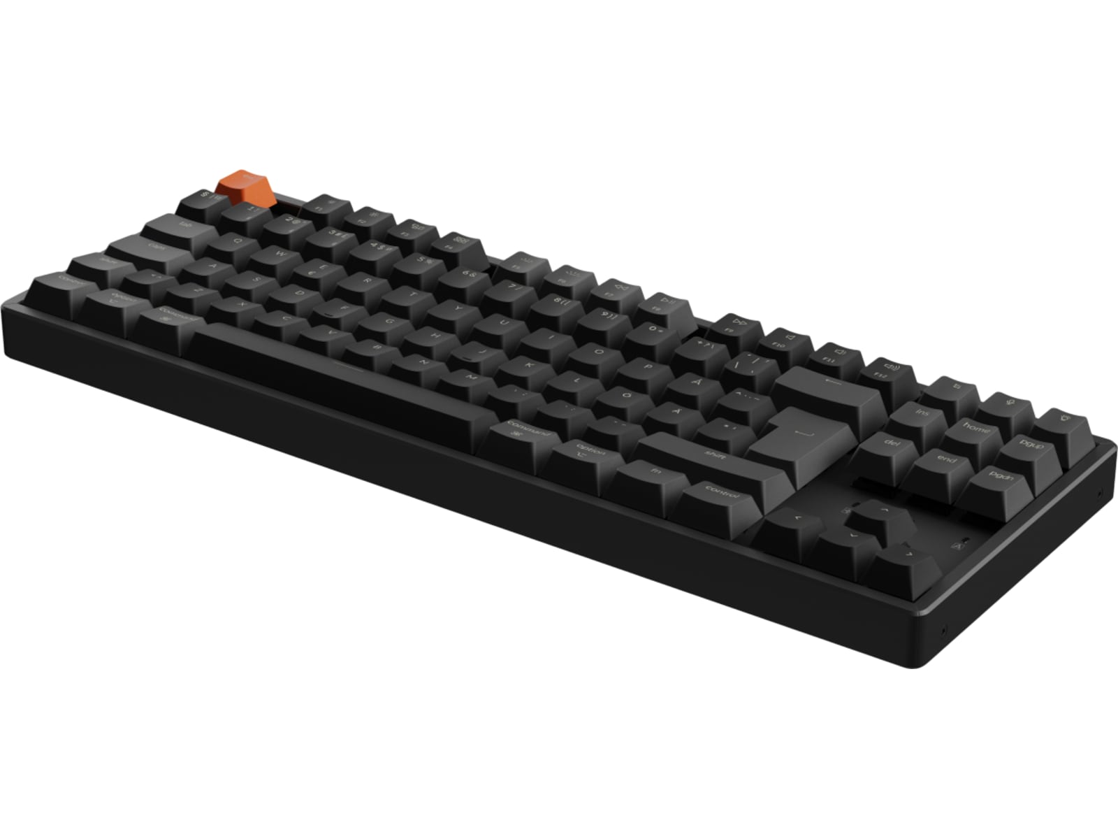 Keychron K8 V2 RGB Aluminium Hot Swap QMK Super Red trådløst tastatur Gamingtastatur