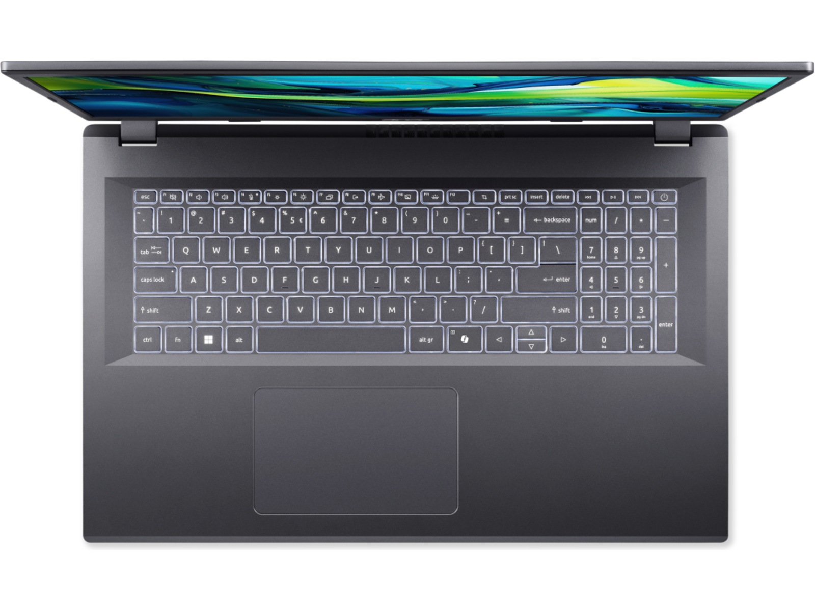 Acer Aspire 17 17,3" FHD (steel gray) PC - Bærbar / laptop