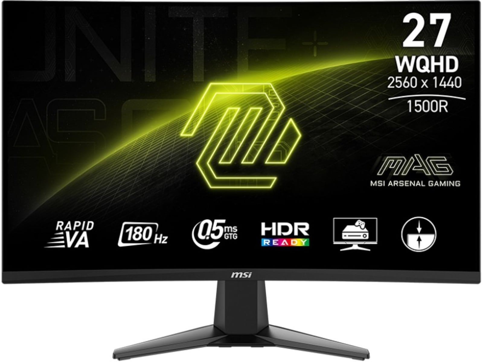 MSI 27" gamingskjerm MAG 27CQ6F Gamingskjermer