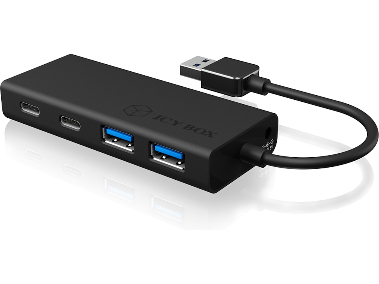 ICY BOX USB-A Hub Dockingstasjon & USB-HUB