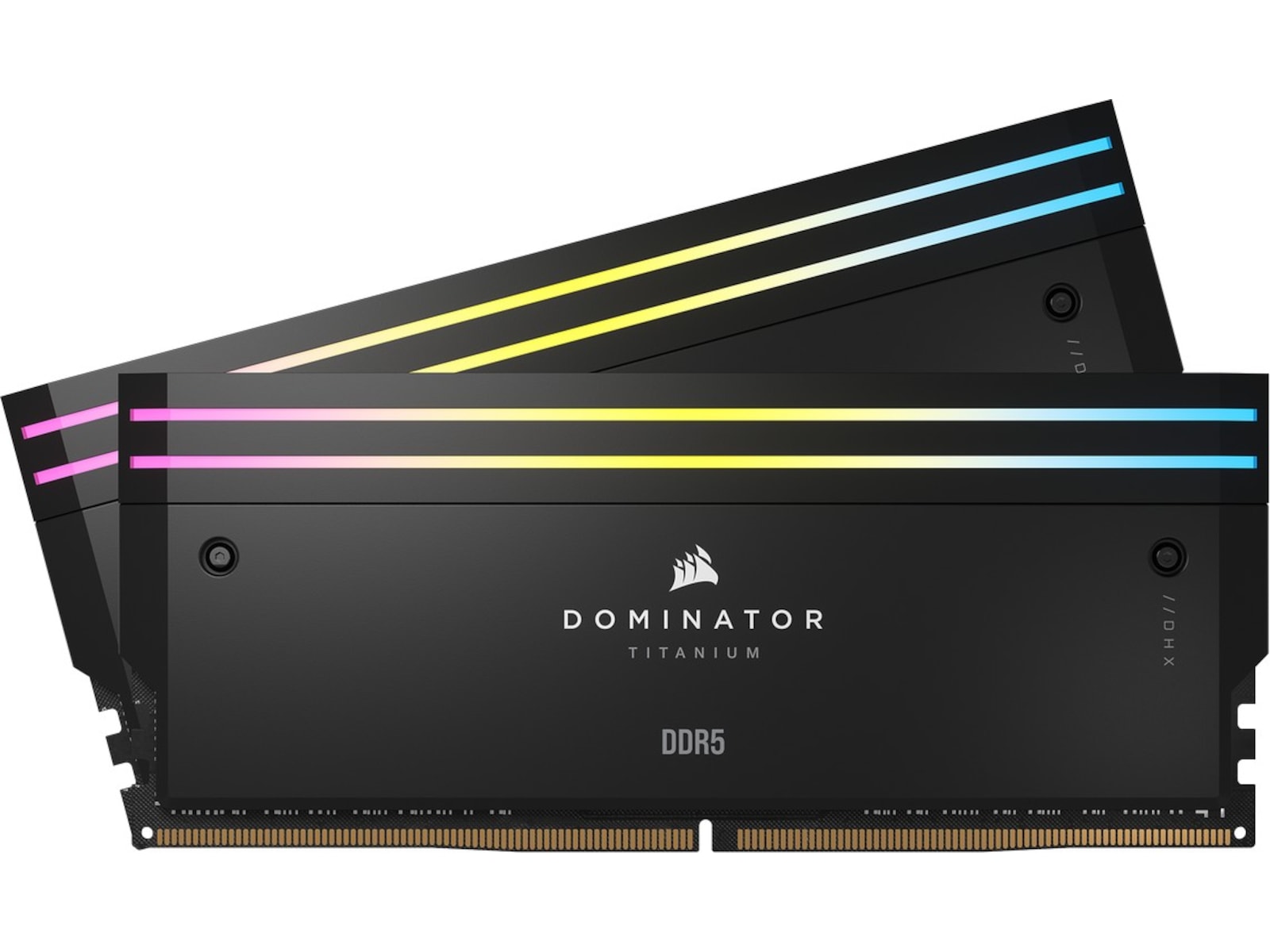 Corsair Dominator Titanium RGB DDR5 6400MHz 64GB (sort) Minnebrikker
