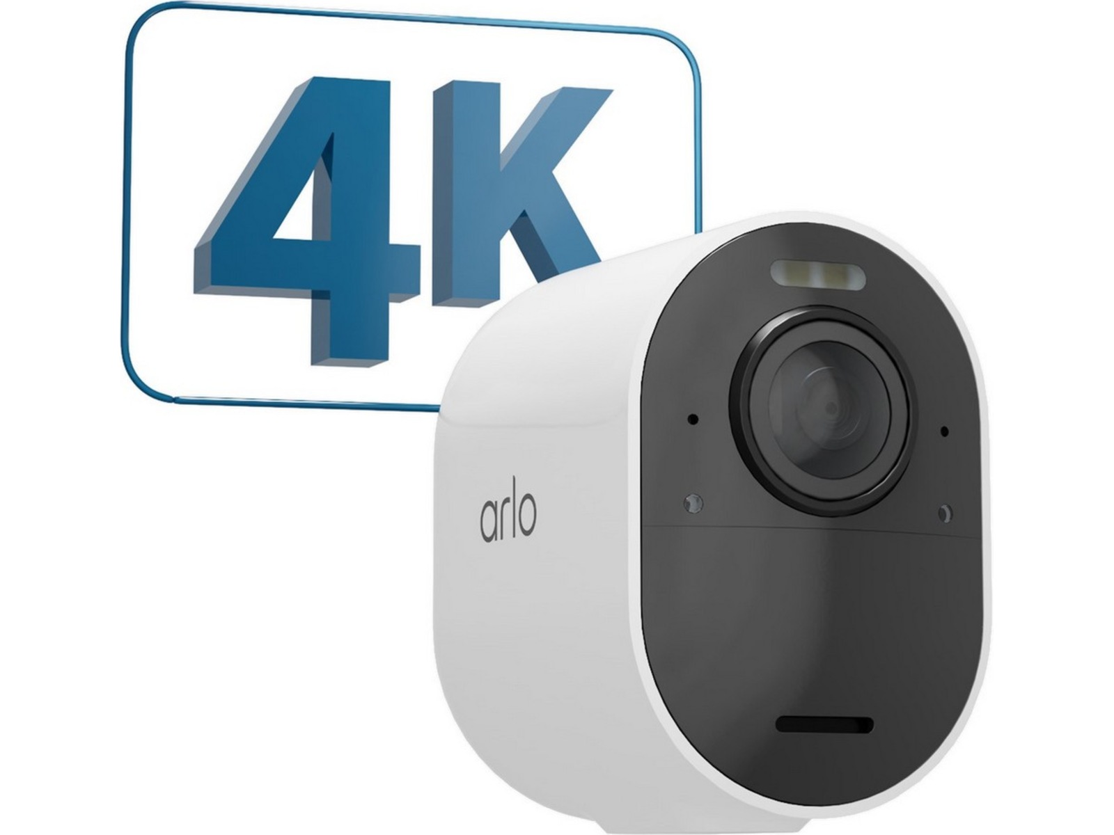 Arlo Ultra 2 Spotlight-kamera (hvit) Overvåkningskameraer