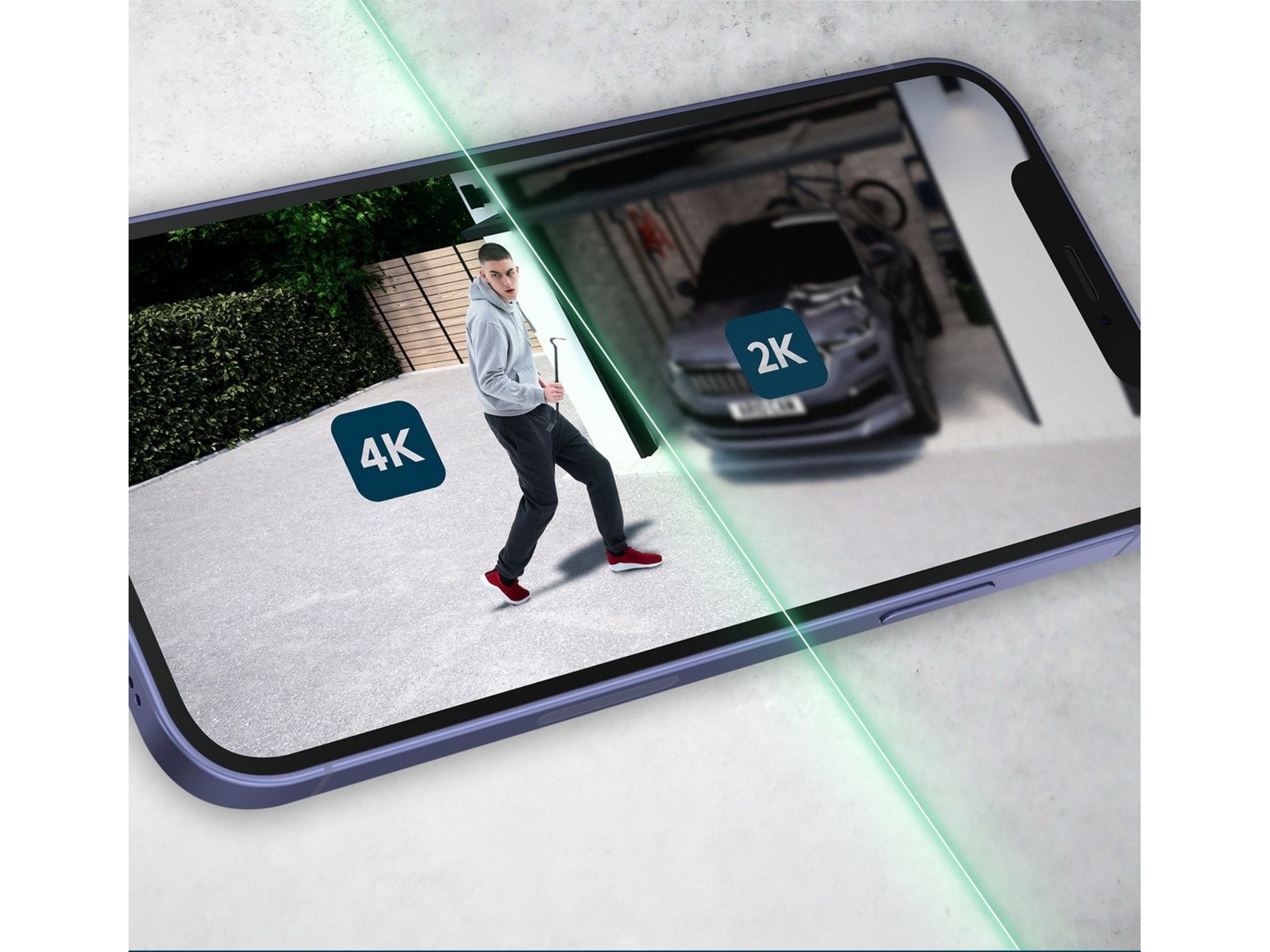 Arlo Ultra 2 Spotlight-kamera (hvit) Overvåkningskameraer