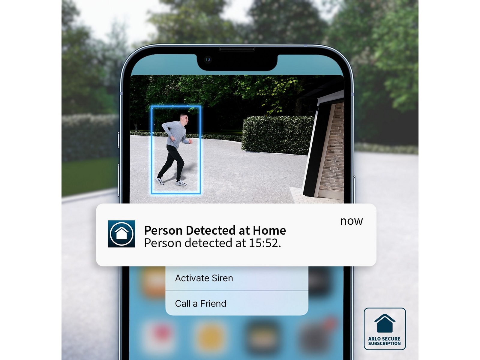 Arlo Ultra 2 Spotlight-kamera (hvit) Overvåkningskameraer