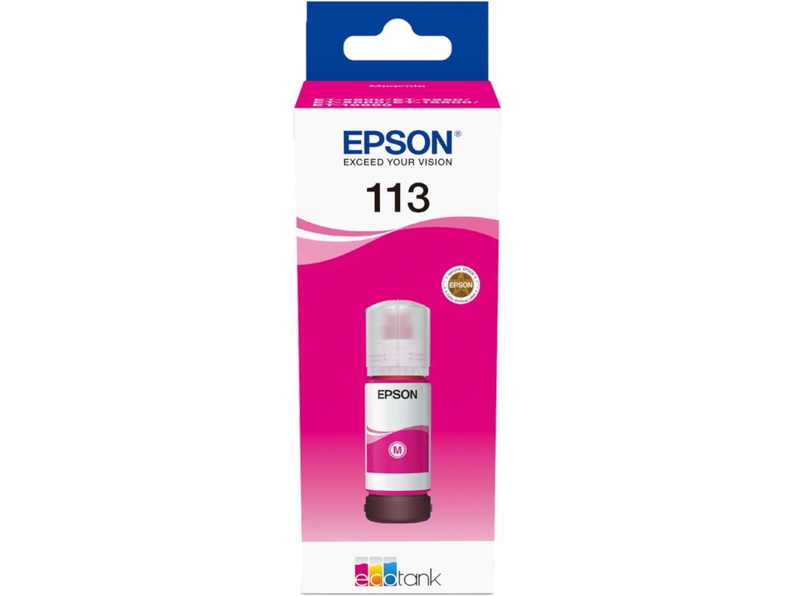 Epson Blekk 113 Ecotank Magenta Blekkpatroner