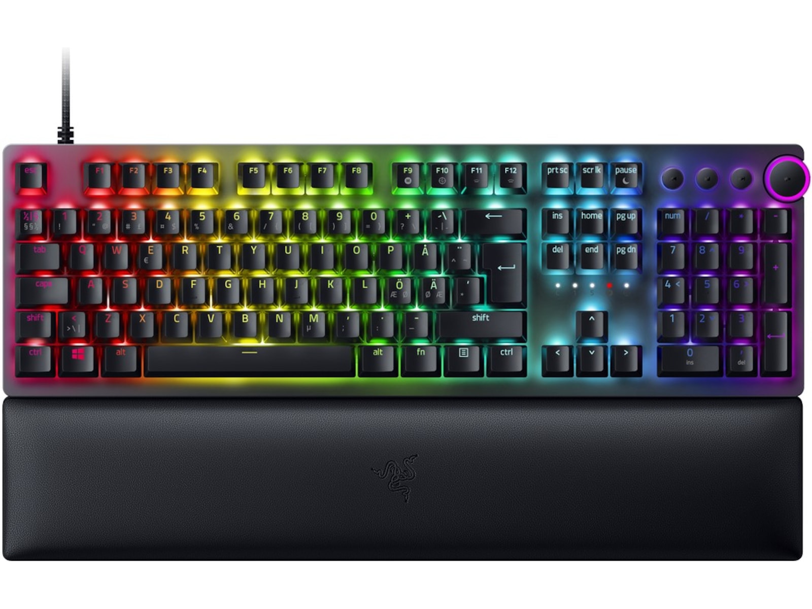 Razer Huntsman V2 (sort) Gamingtastatur