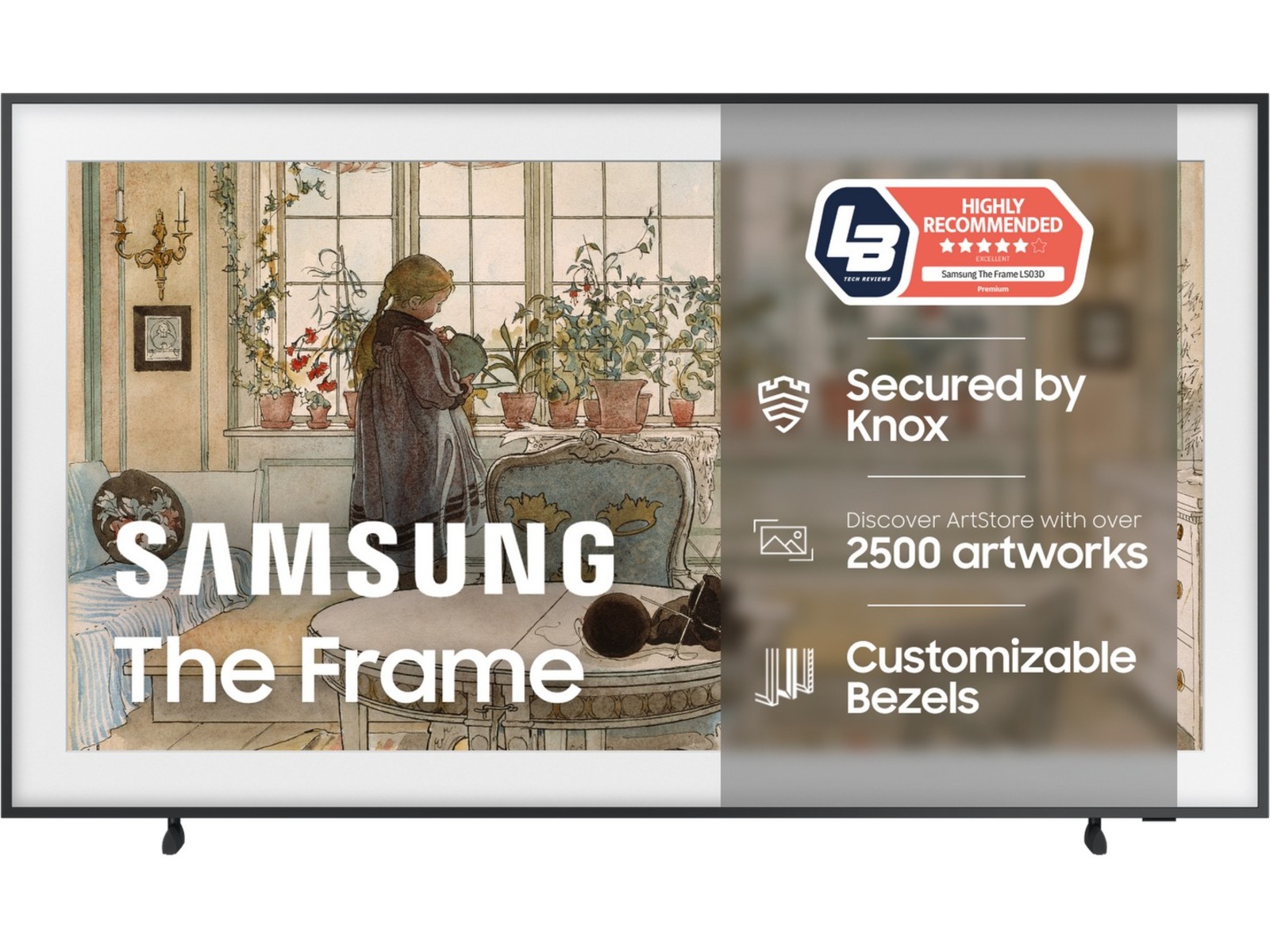 Samsung 75” The Frame 2024 TQ75LS03D 70 - 79 tommer TV