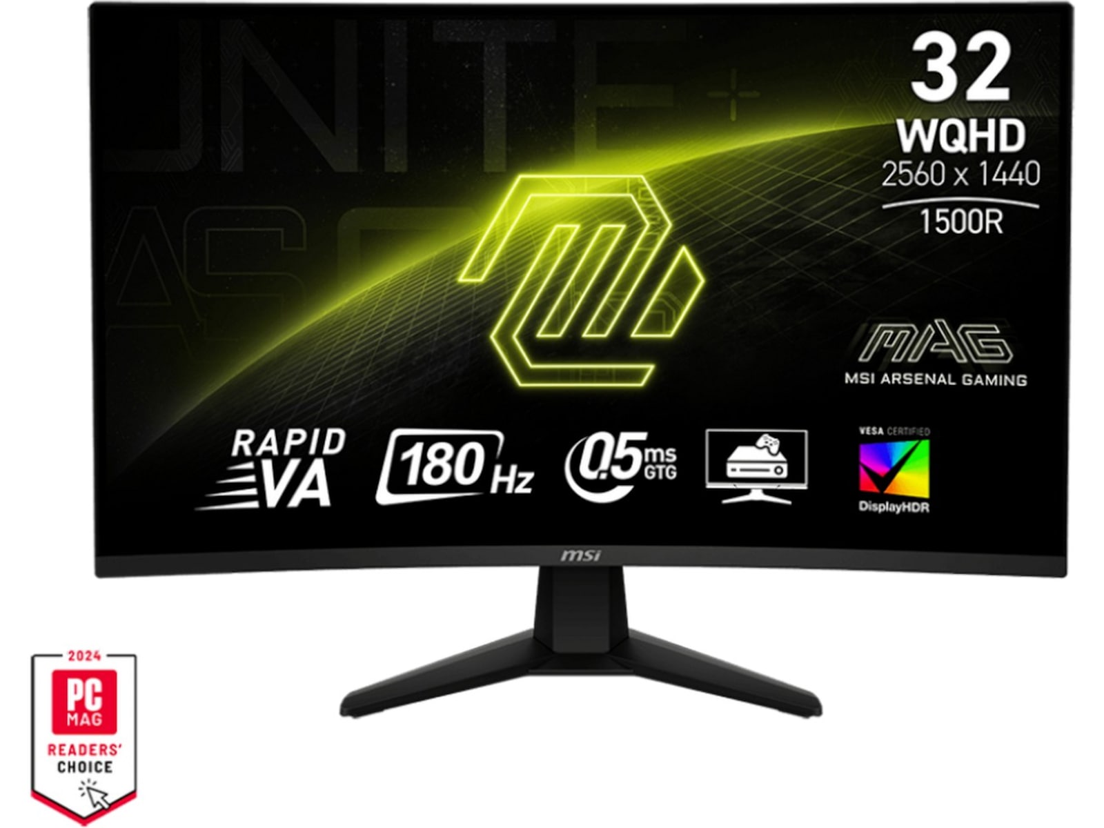 MSI 32" curved gamingskjerm MAG 32CQ6F Gamingskjermer