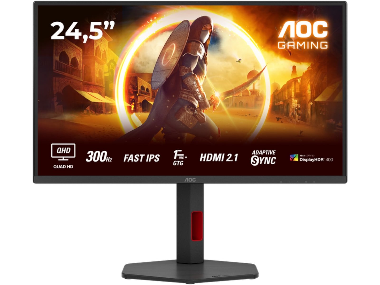 AOC 25" gamingskjerm Q25G4SR Gamingskjermer