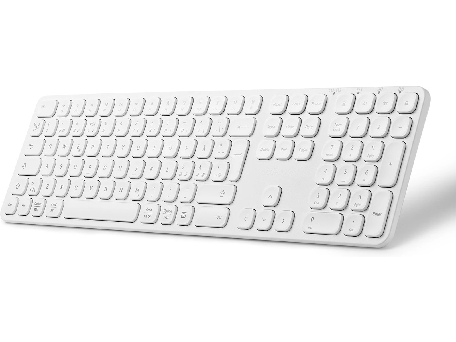 Andersson WSK-M3000 Tastatur og mus (hvit) Mus & tastatur -kombipakker