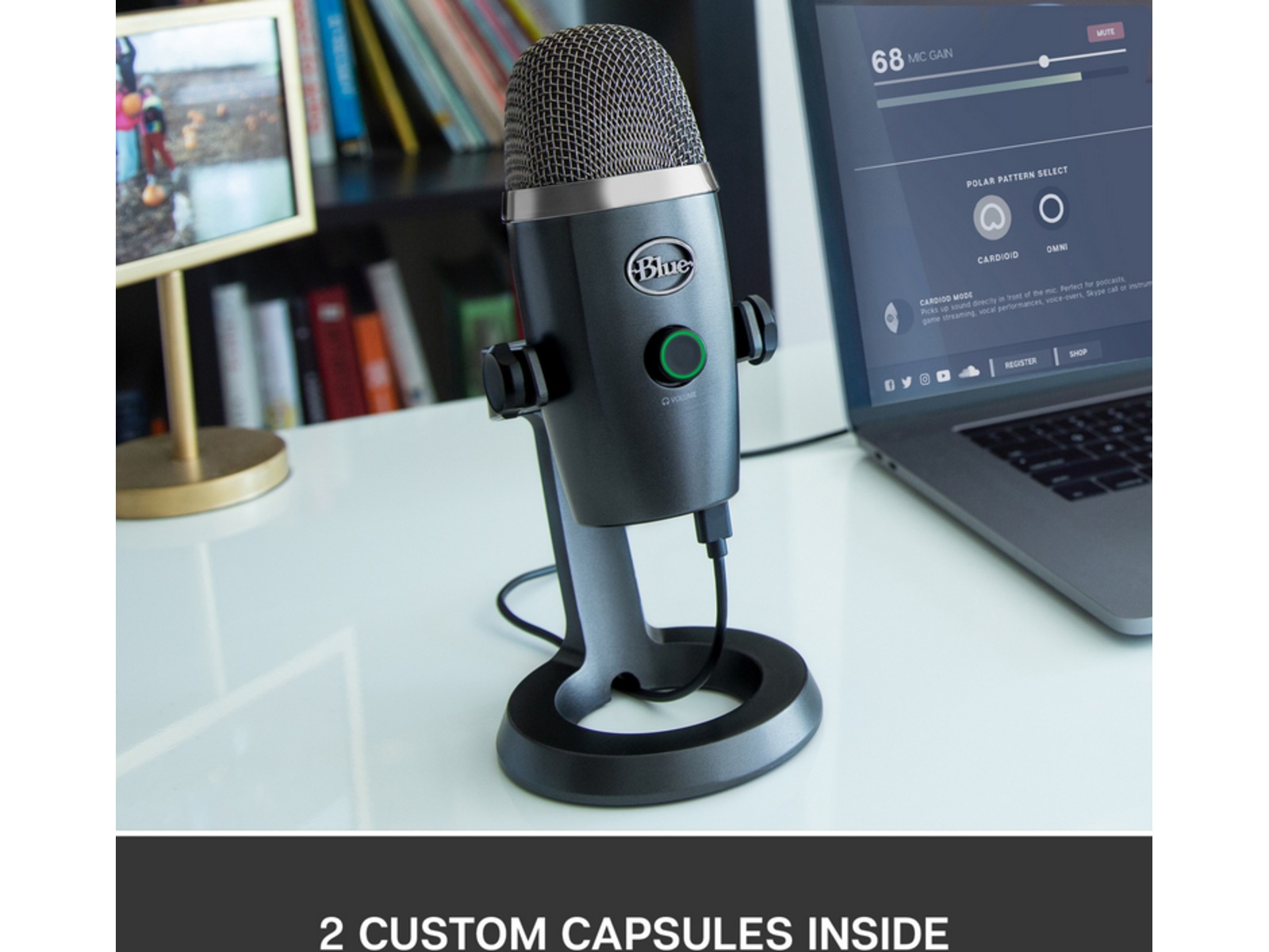 Blue Yeti Nano Mikrofon Shadow Grey Mikrofon