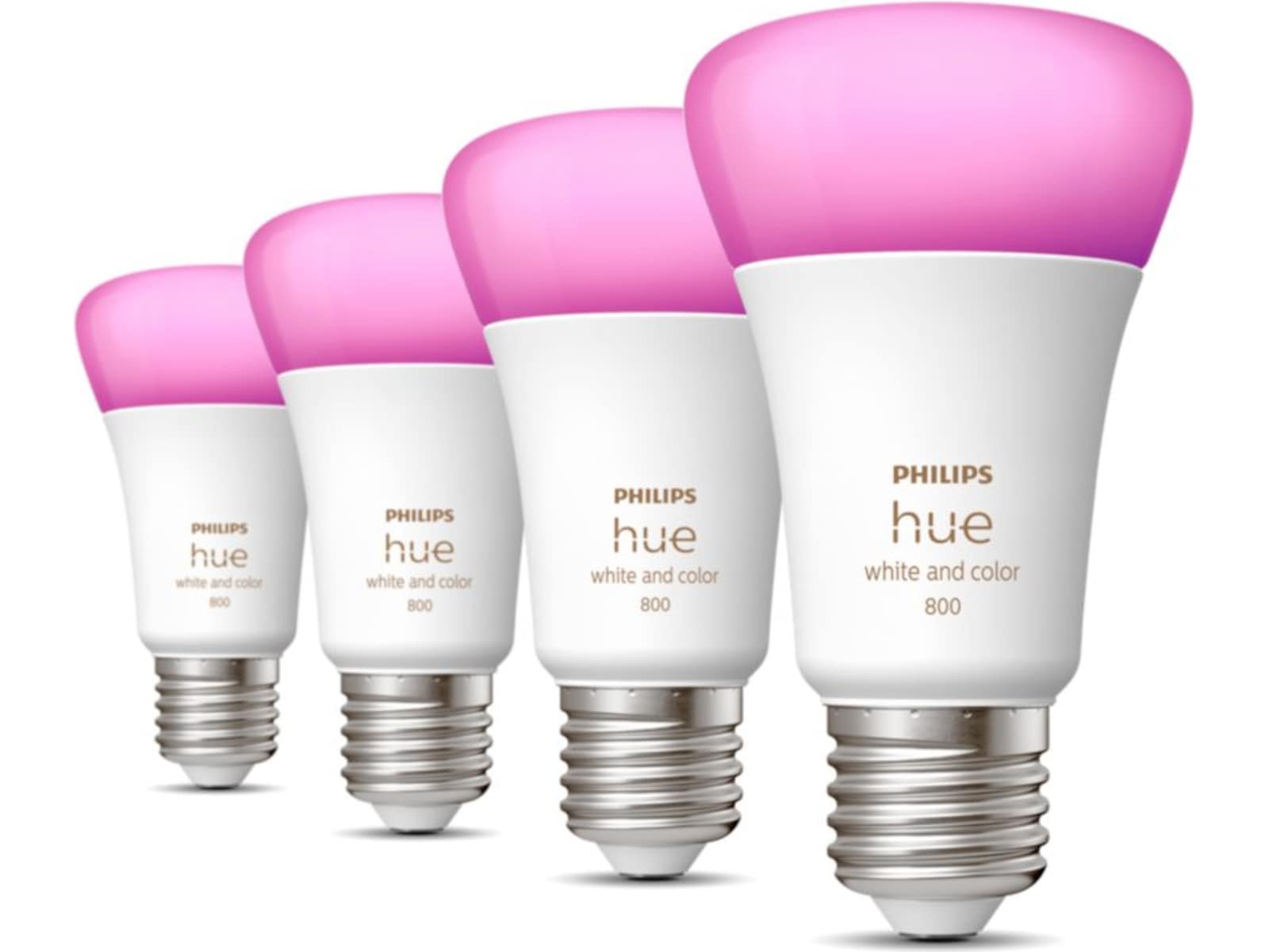Philips Hue WCA -pærer 6,5 W A60 E27 4 stk Lyspærer & LED-pærer