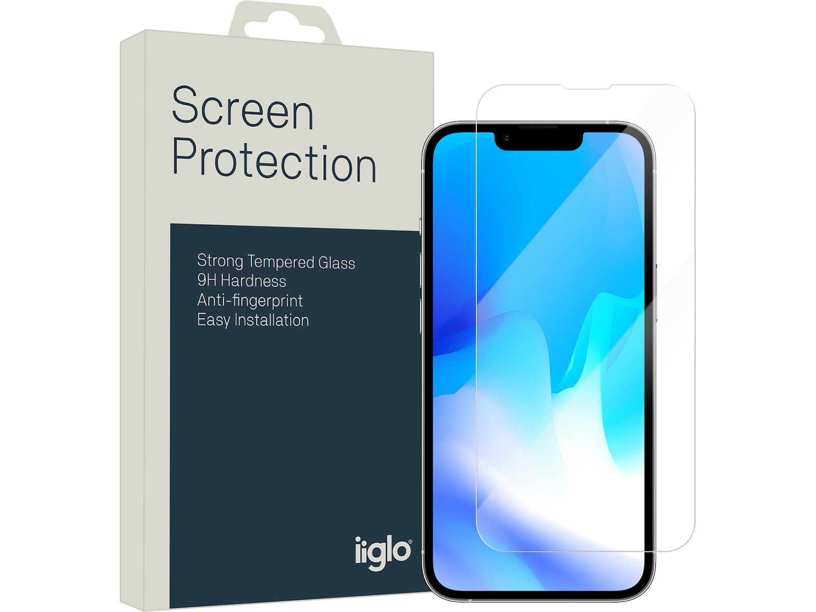 iiglo iPhone 16e / 14 / 13 / 13 Pro Skjermbeskytter Skjermbeskytter