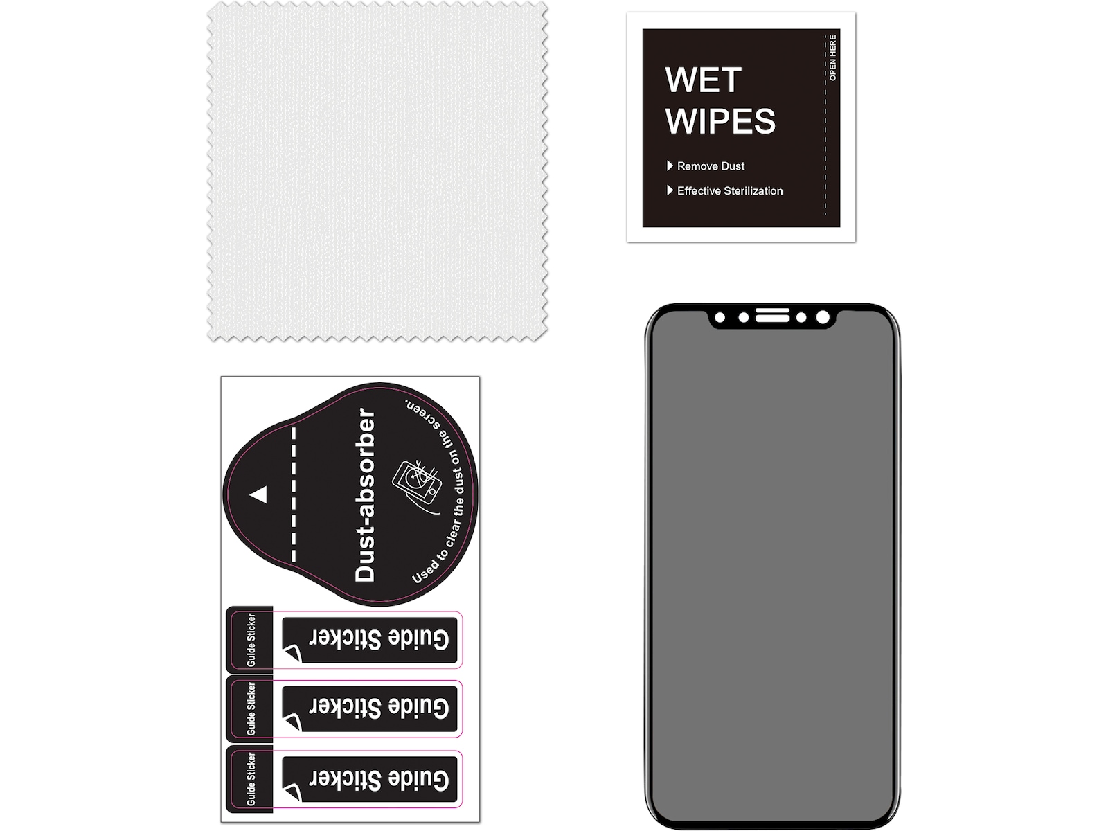 iiglo iPhone 11 3D Privacy Skjermbeskytter Skjermbeskytter