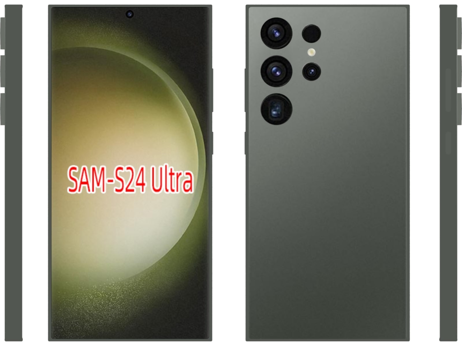 iiglo Galaxy S24 Ultra Silikondeksel (gjennomsiktig) Mobildeksel