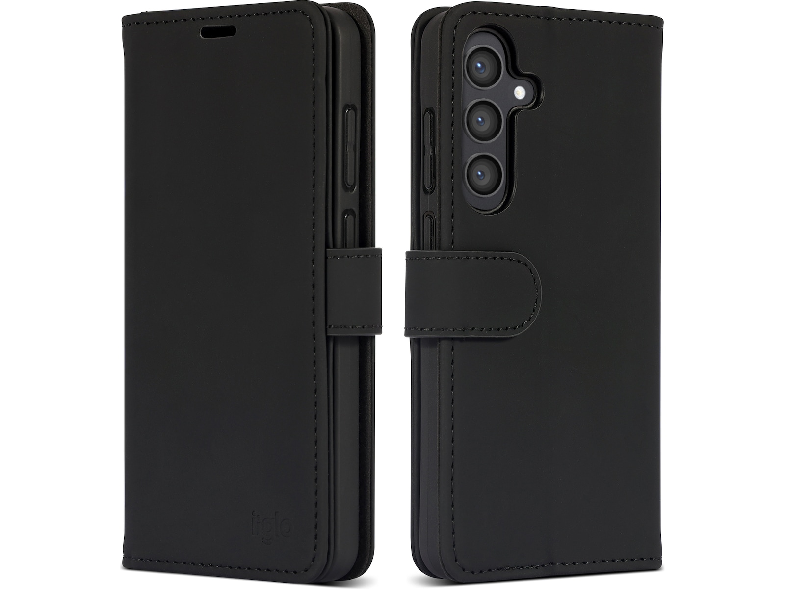 iiglo Galaxy S24+ Lommebokdeksel (sort) Mobildeksel