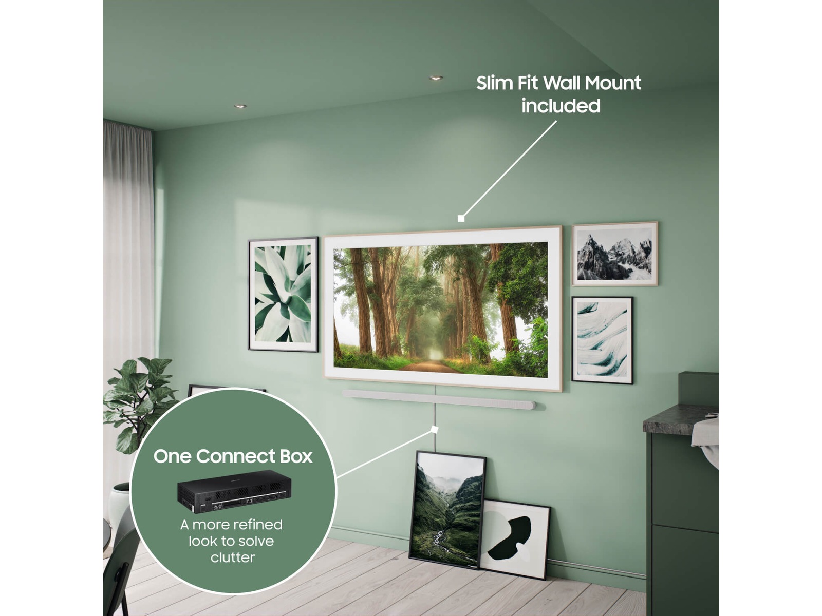 Samsung 75” The Frame 2024 TQ75LS03D 70 - 79 tommer TV