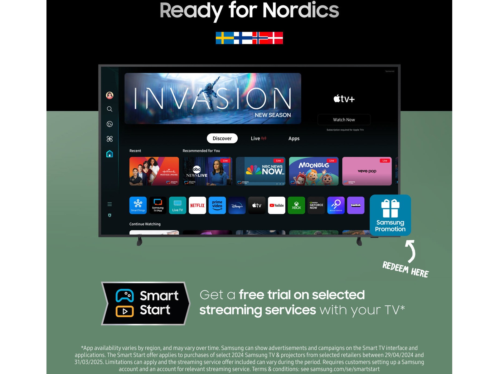 Samsung 75” The Frame 2024 TQ75LS03D 70 - 79 tommer TV