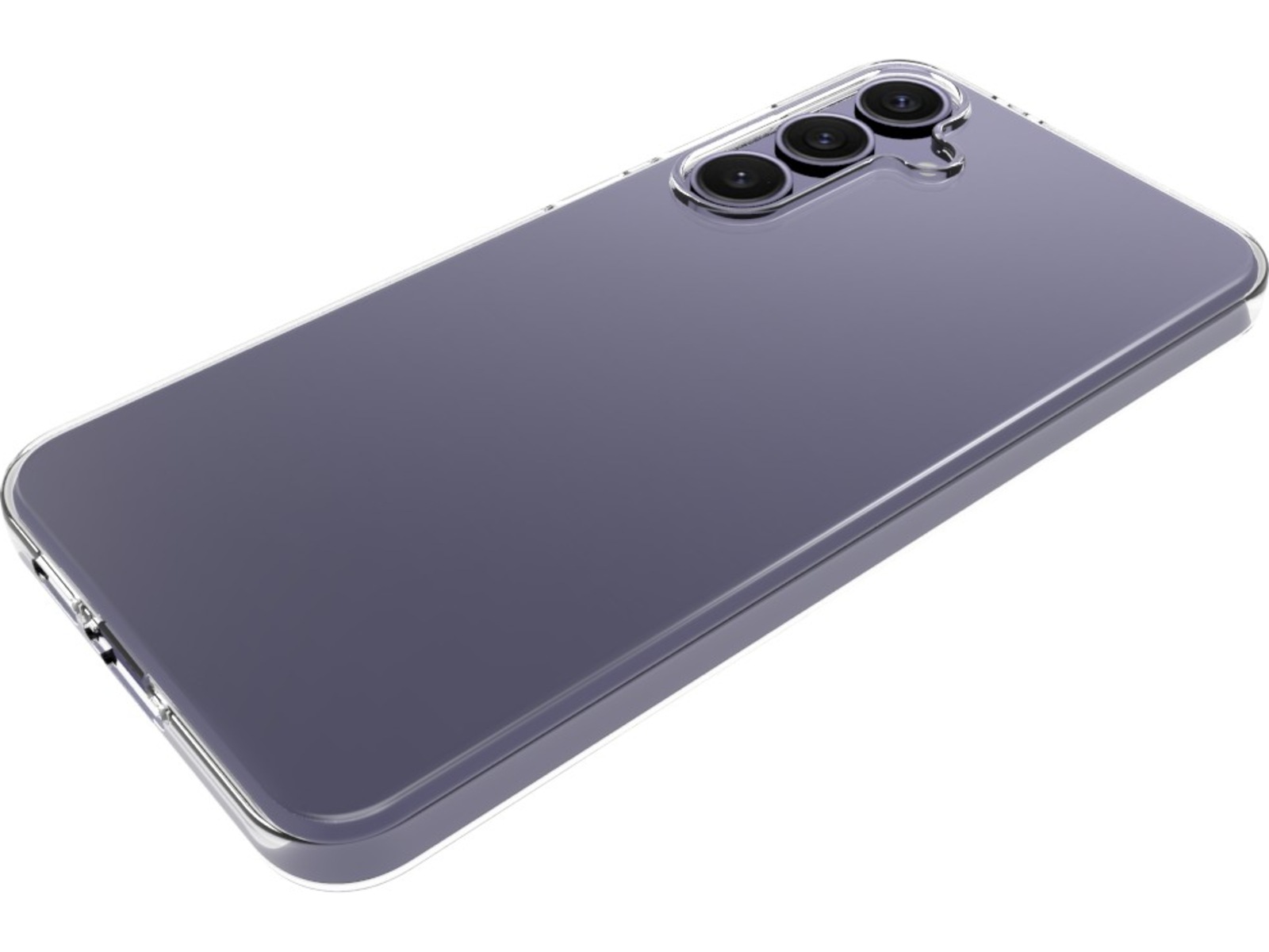 iiglo Galaxy S24 FE Silikondeksel (gjennomsiktig) Mobildeksel