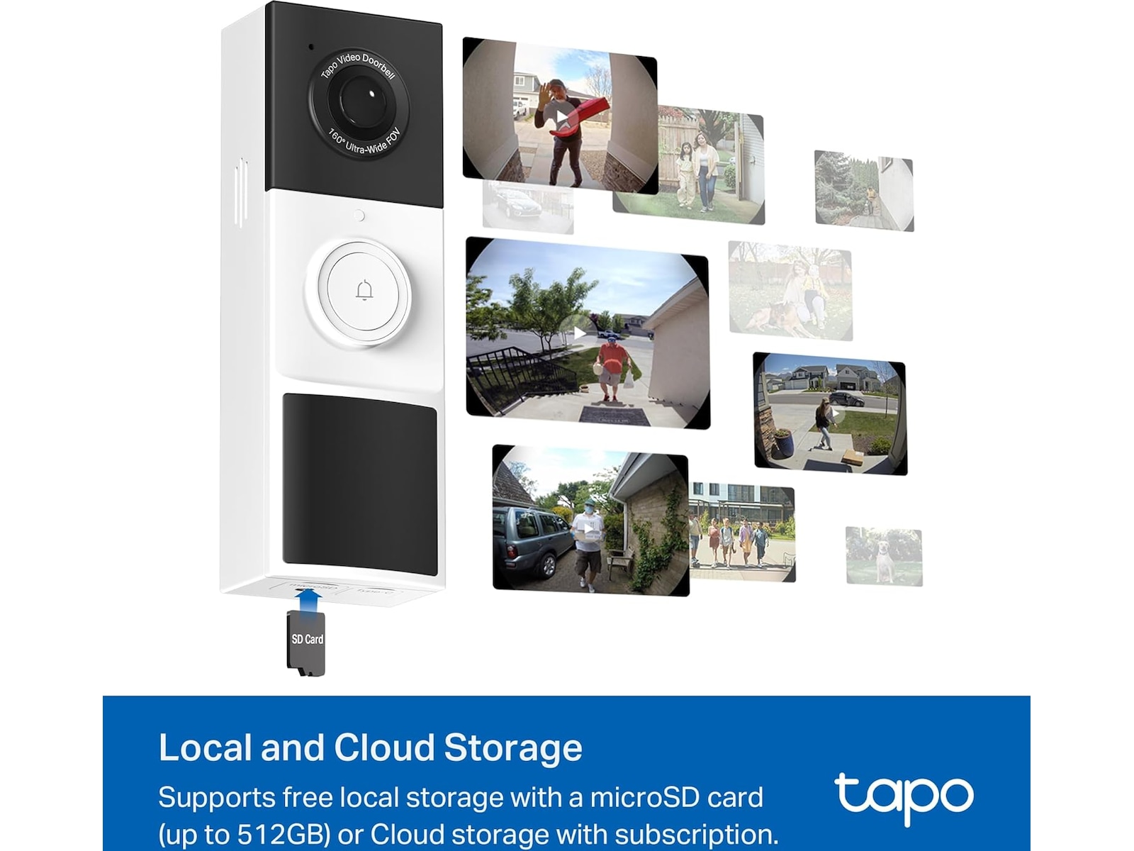 TP-Link Tapo D210 ringeklokke kamera Ringeklokker