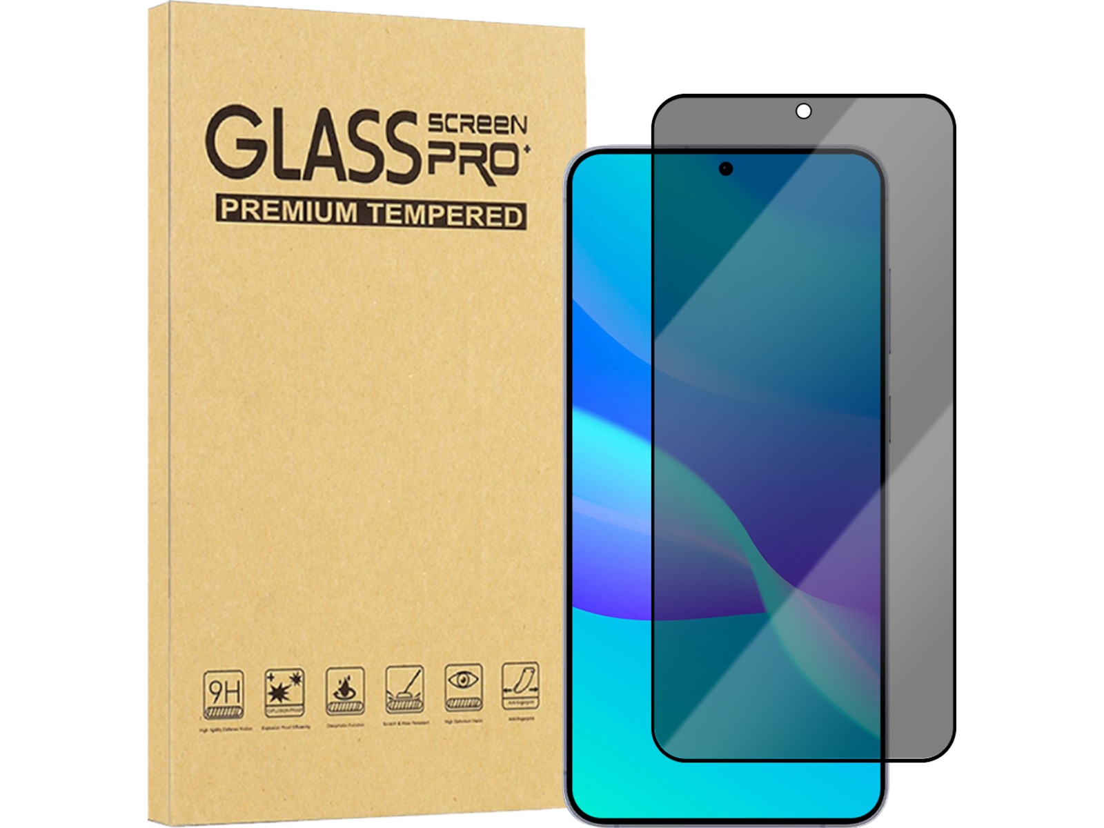 iiglo Galaxy S25+ Privacy Skjermbeskytter Skjermbeskytter