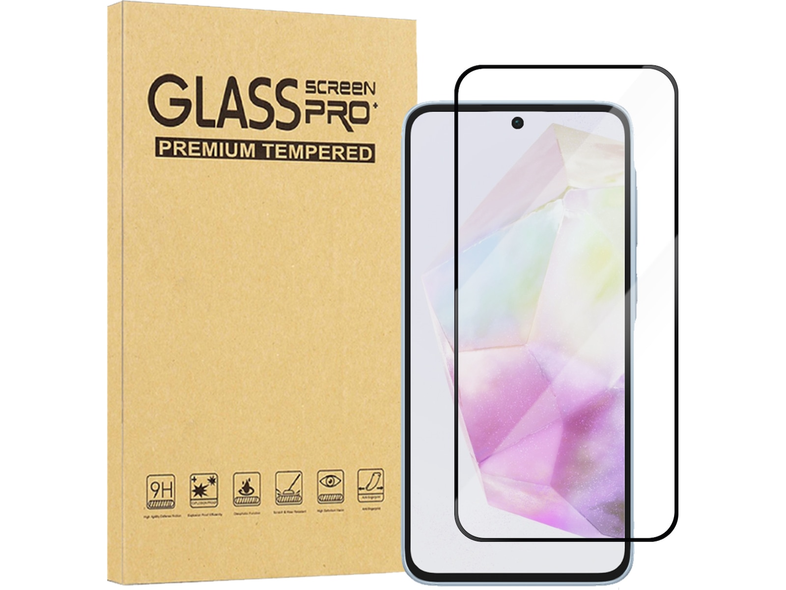 iiglo Galaxy A56 / A36 / S24 FE / S25 FE Skjermbeskytter Skjermbeskytter