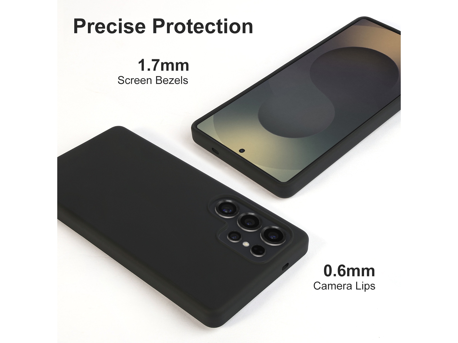 iiglo Galaxy S25 Ultra deksel (sort) Mobildeksel