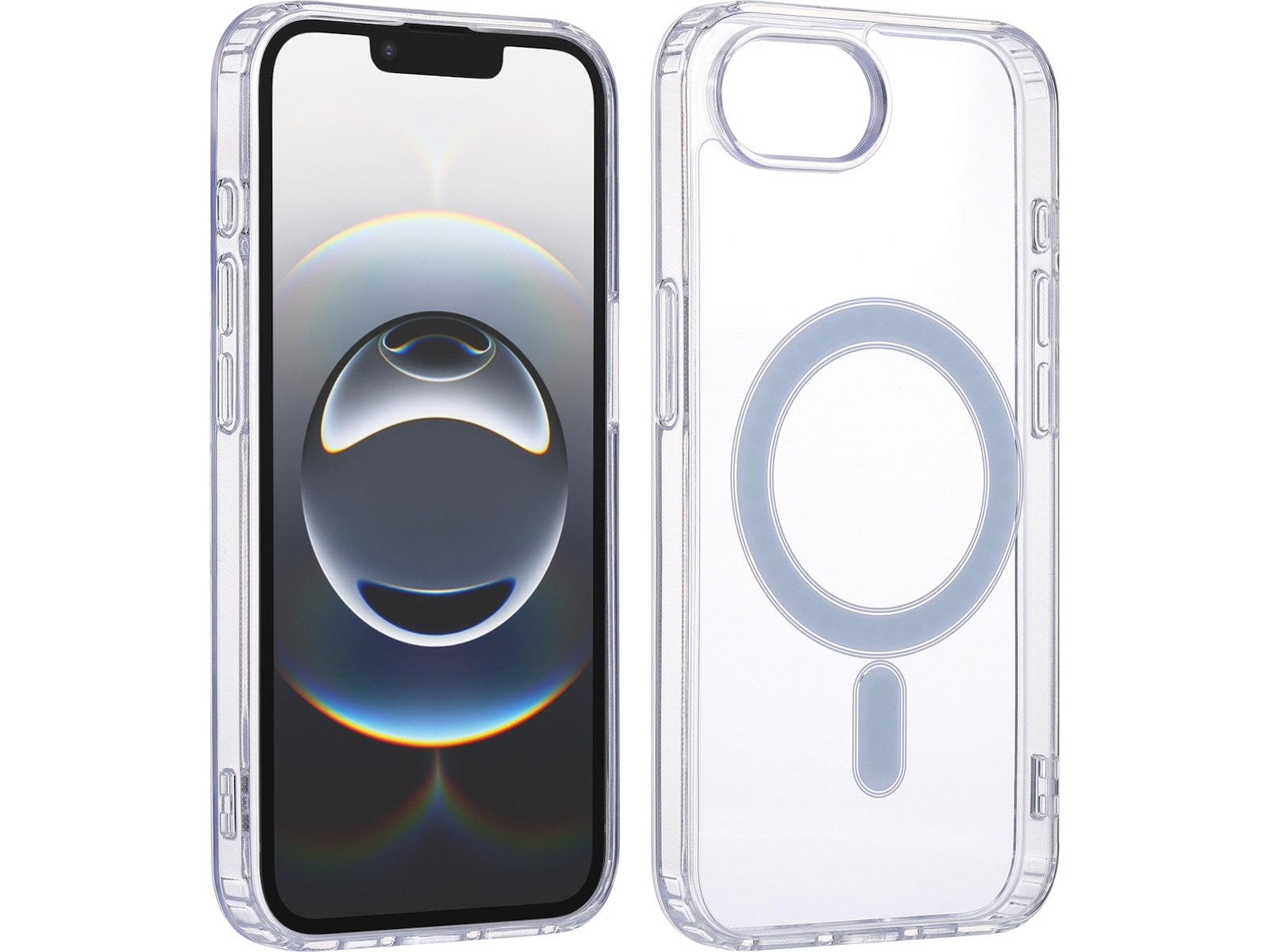 iiglo iPhone 16e Magnetic Clear Case (gjennomsiktig) Mobildeksel
