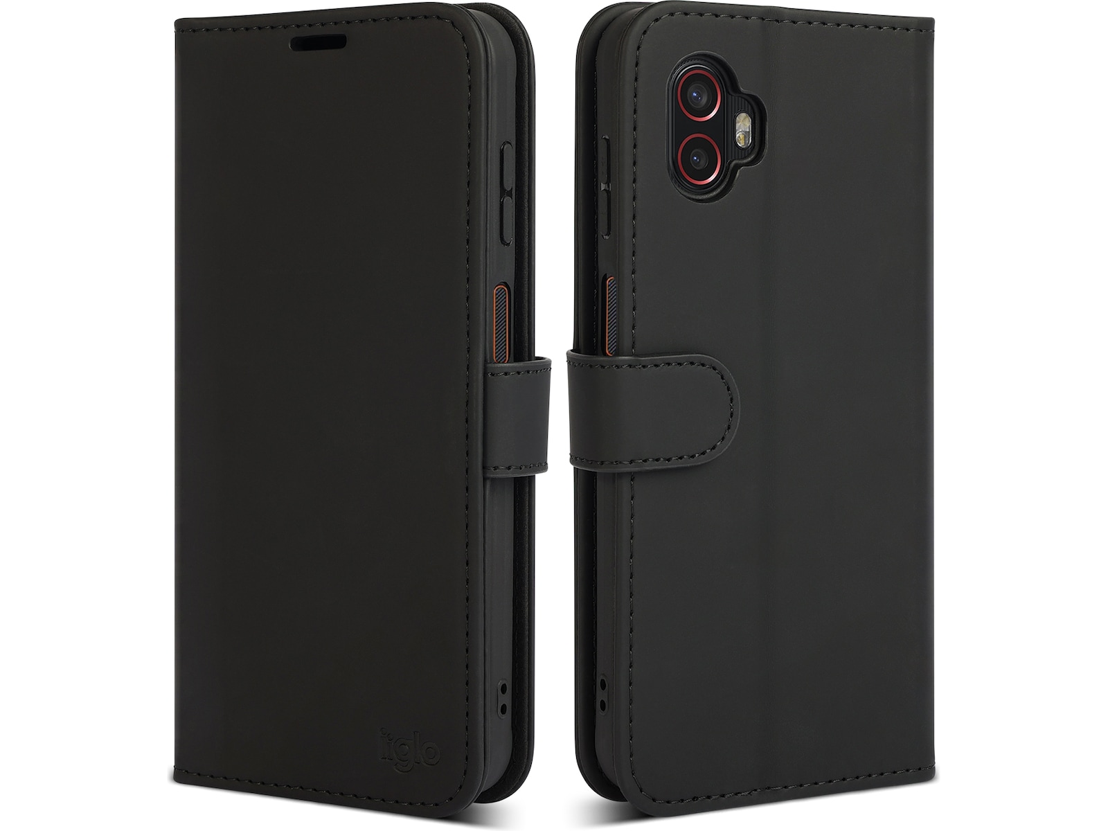 iiglo Galaxy Xcover 7 Pro Lommebokdeksel (sort) Mobildeksel