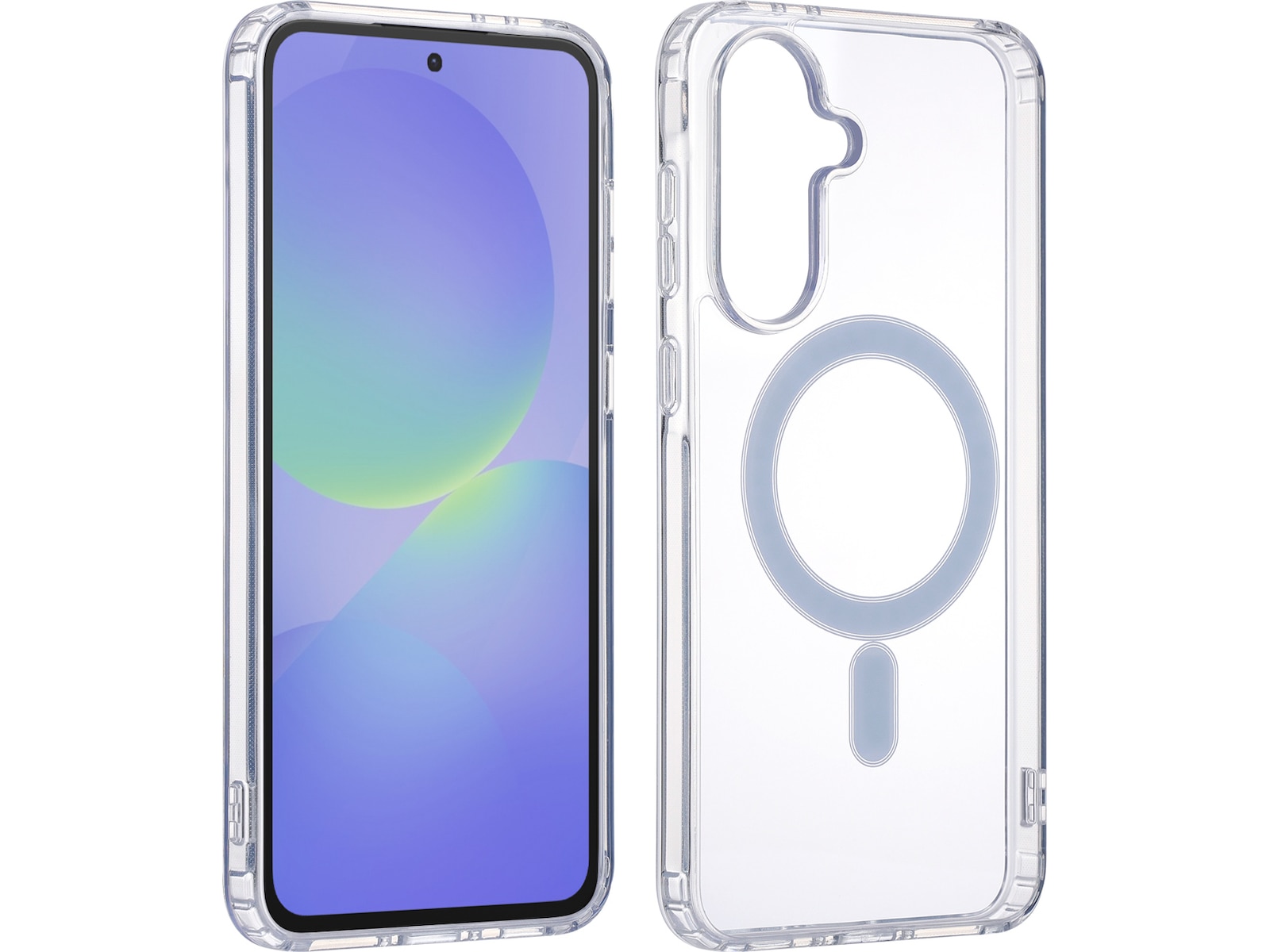 iiglo Galaxy A36 Magnetic clear case (gjennomsiktig) Mobildeksel