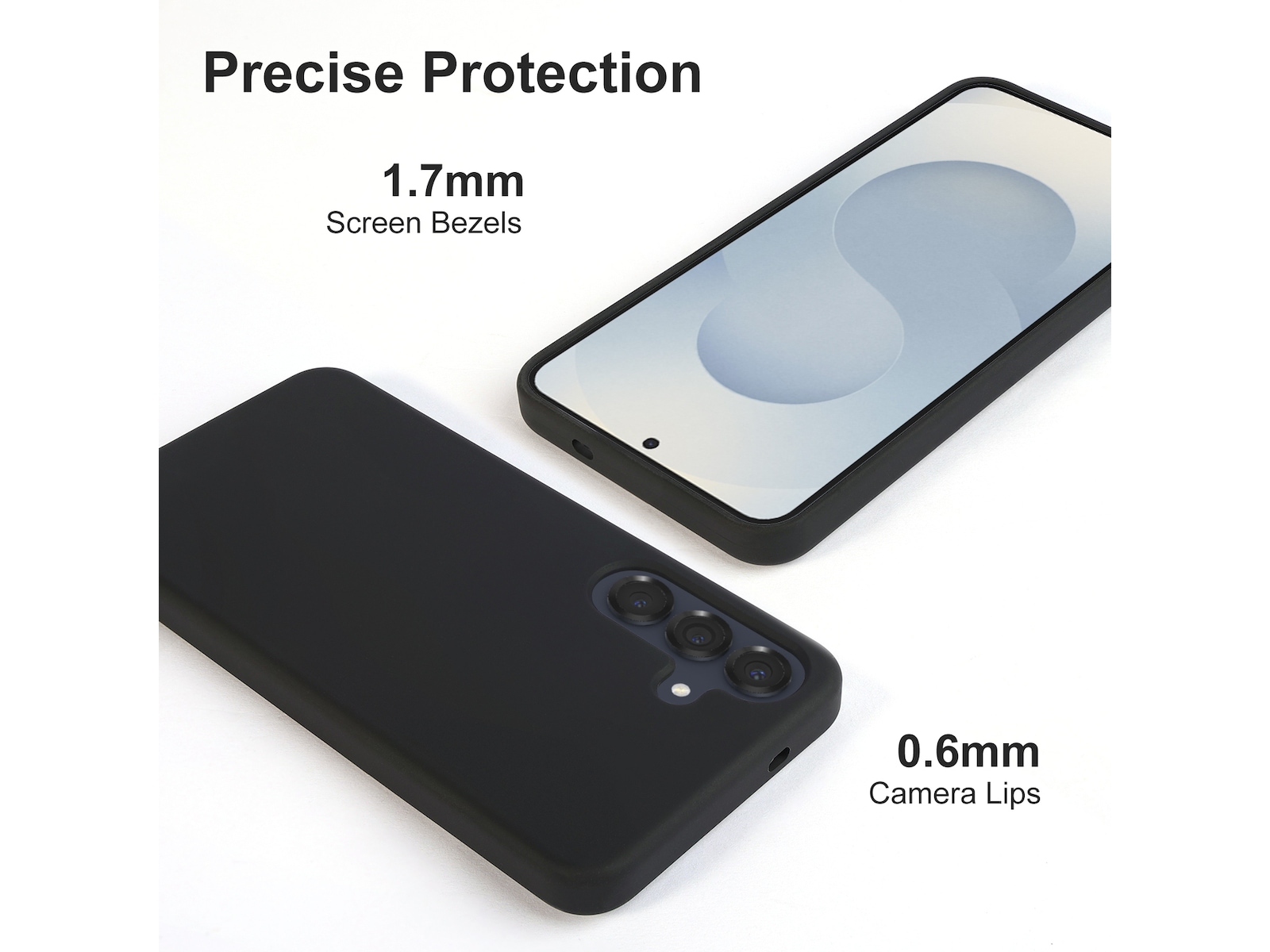 iiglo Galaxy S25+ Magnetic deksel (sort) Mobildeksel