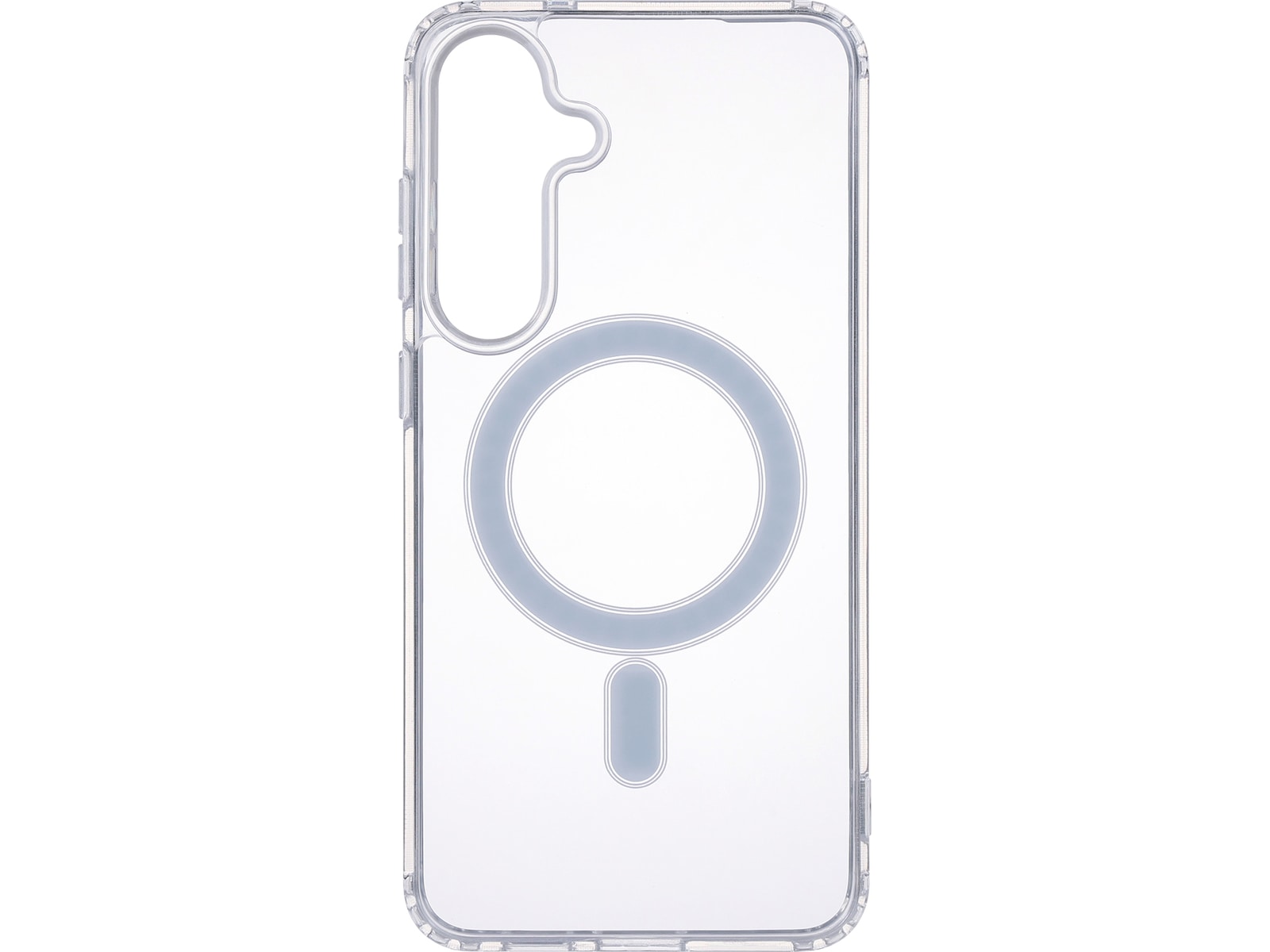 iiglo Galaxy S25+ Magnetic Silikondeksel (gjennomsiktig) Mobildeksel