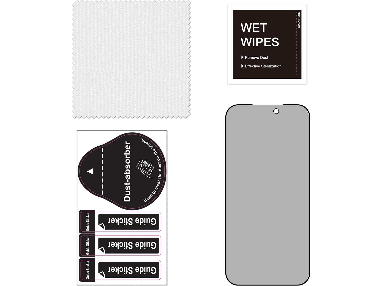 iiglo iPhone 17 Pro Max Privacy skjermbeskytter Skjermbeskytter