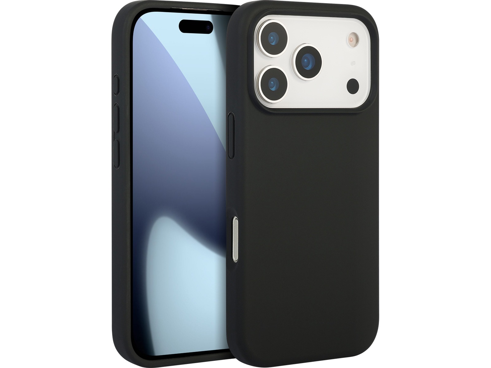 iiglo iPhone 17 Pro Magnetic Silikondeksel (sort) Mobildeksel