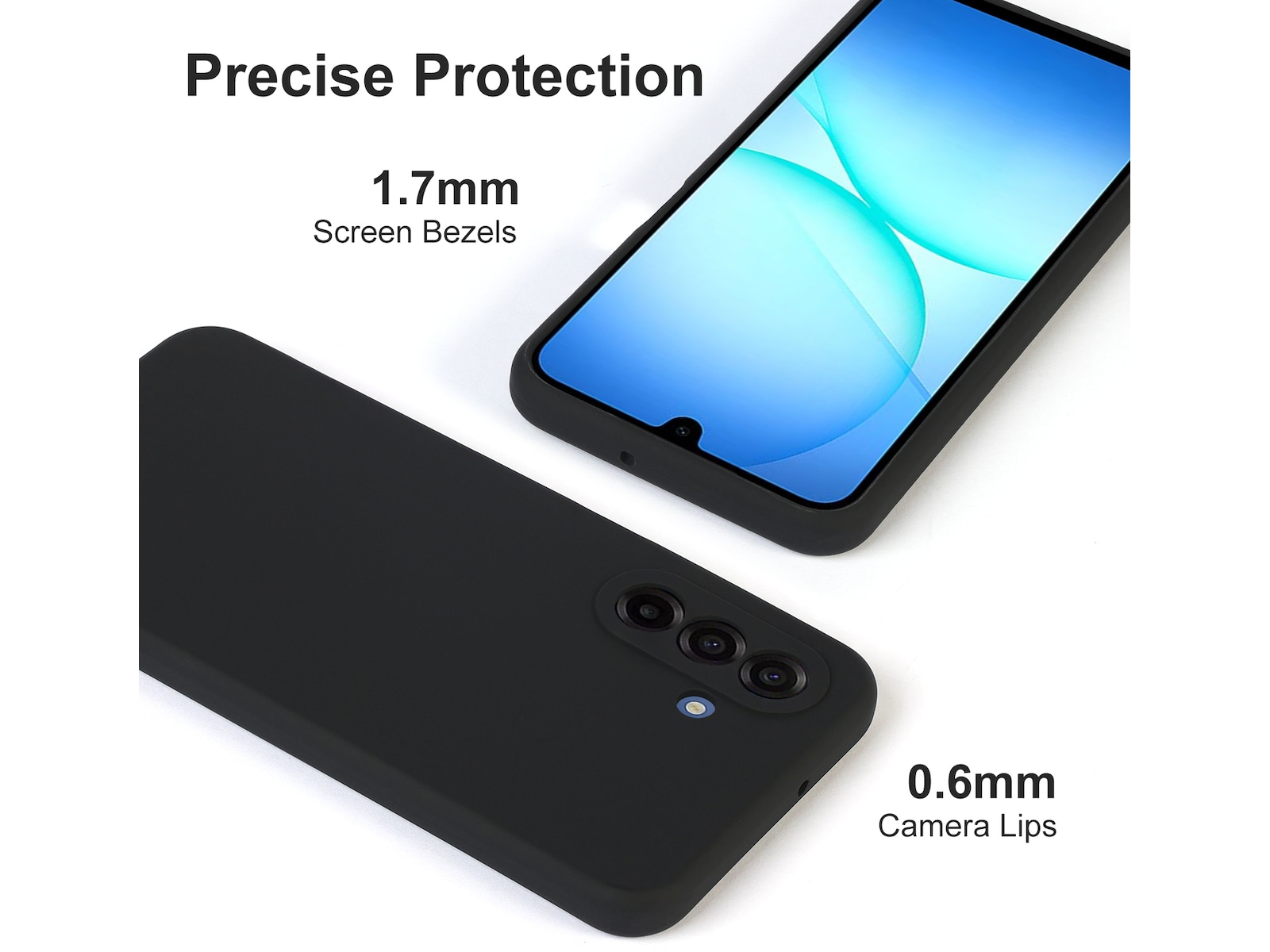 iiglo Galaxy A17 Magnetic Silikondeksel (sort) Mobildeksel