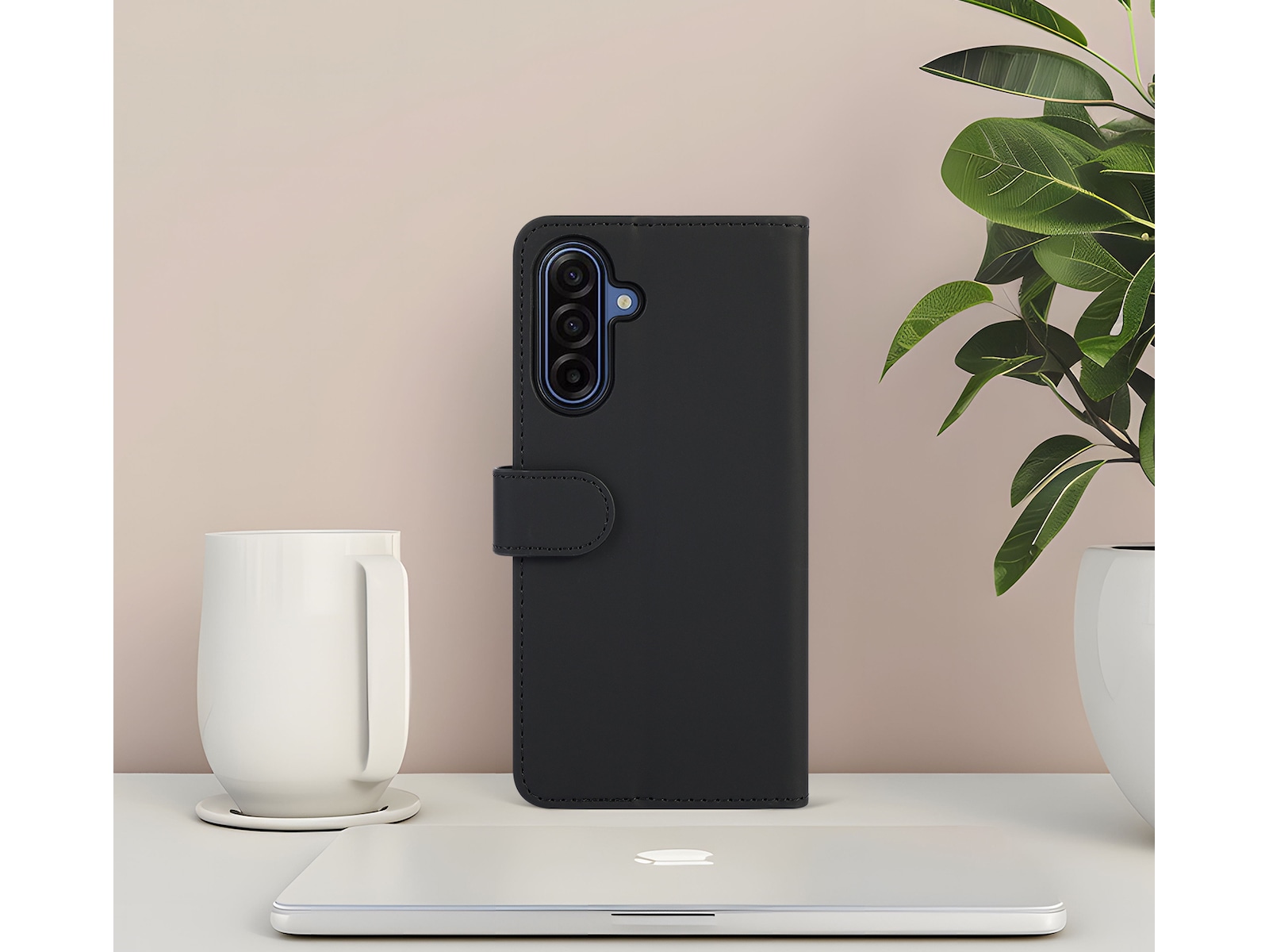 iiglo Galaxy A17 Lommebokdeksel (sort) Mobildeksel