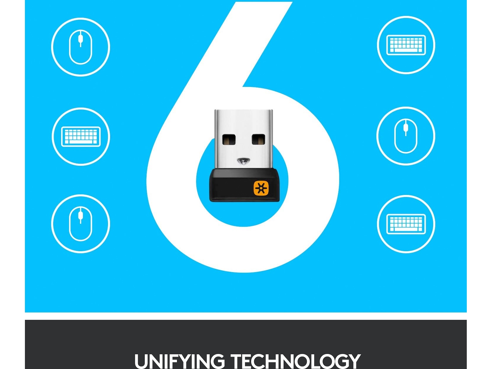 Logitech K400 Plus Trådløs Tastatur Grå Tastatur