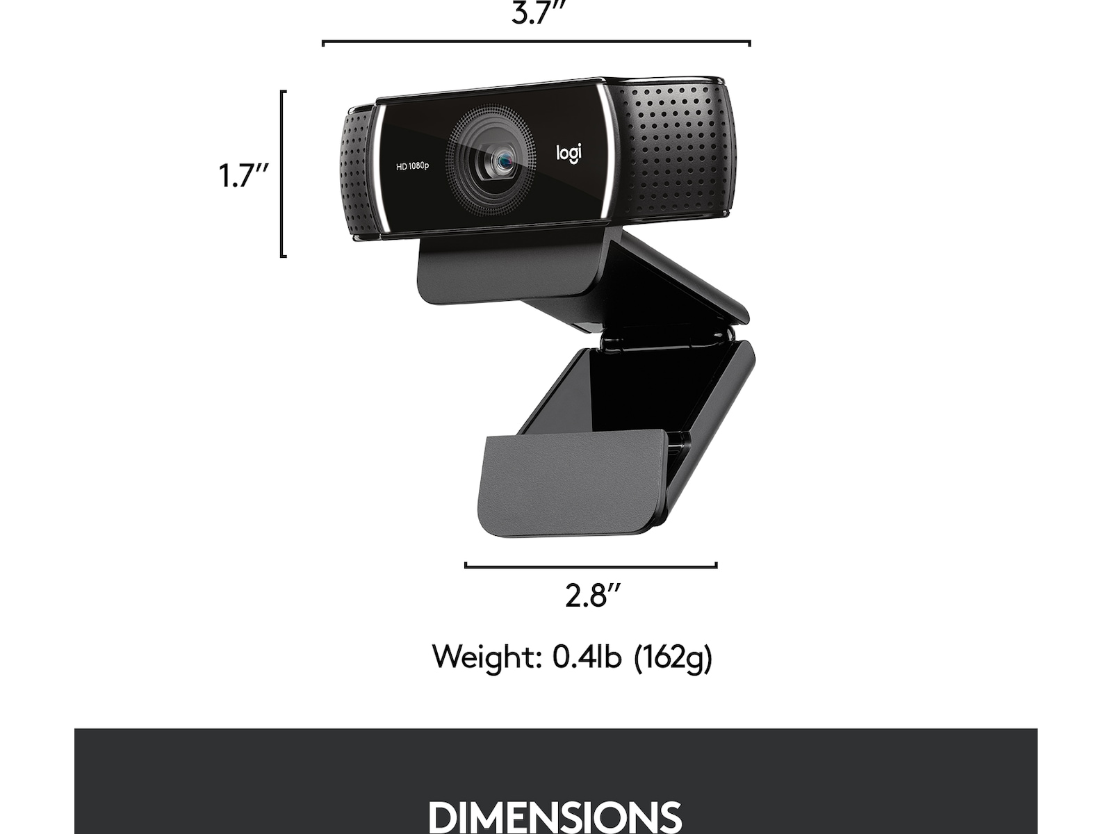Logitech C922 30FPS 1080P Professionel Streaming Webkamera Webkamera