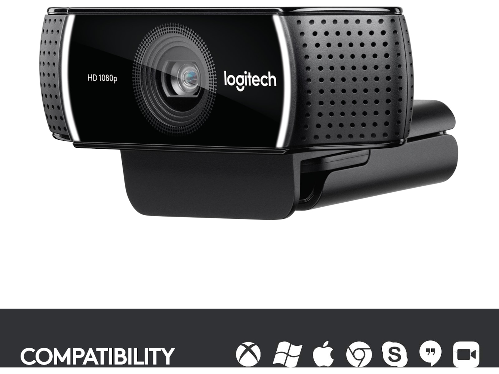 Logitech C922 30FPS 1080P Professionel Streaming Webkamera Webkamera