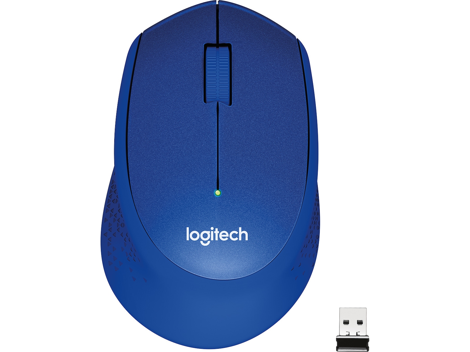 Logitech M330 Silent Plus Trådløs Blå Mus