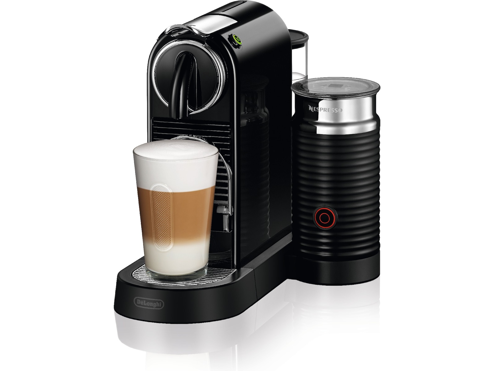 NESPRESSO CitiZ&milk fra DeLonghi® Kapselmaskin (sort) Kapselmaskiner