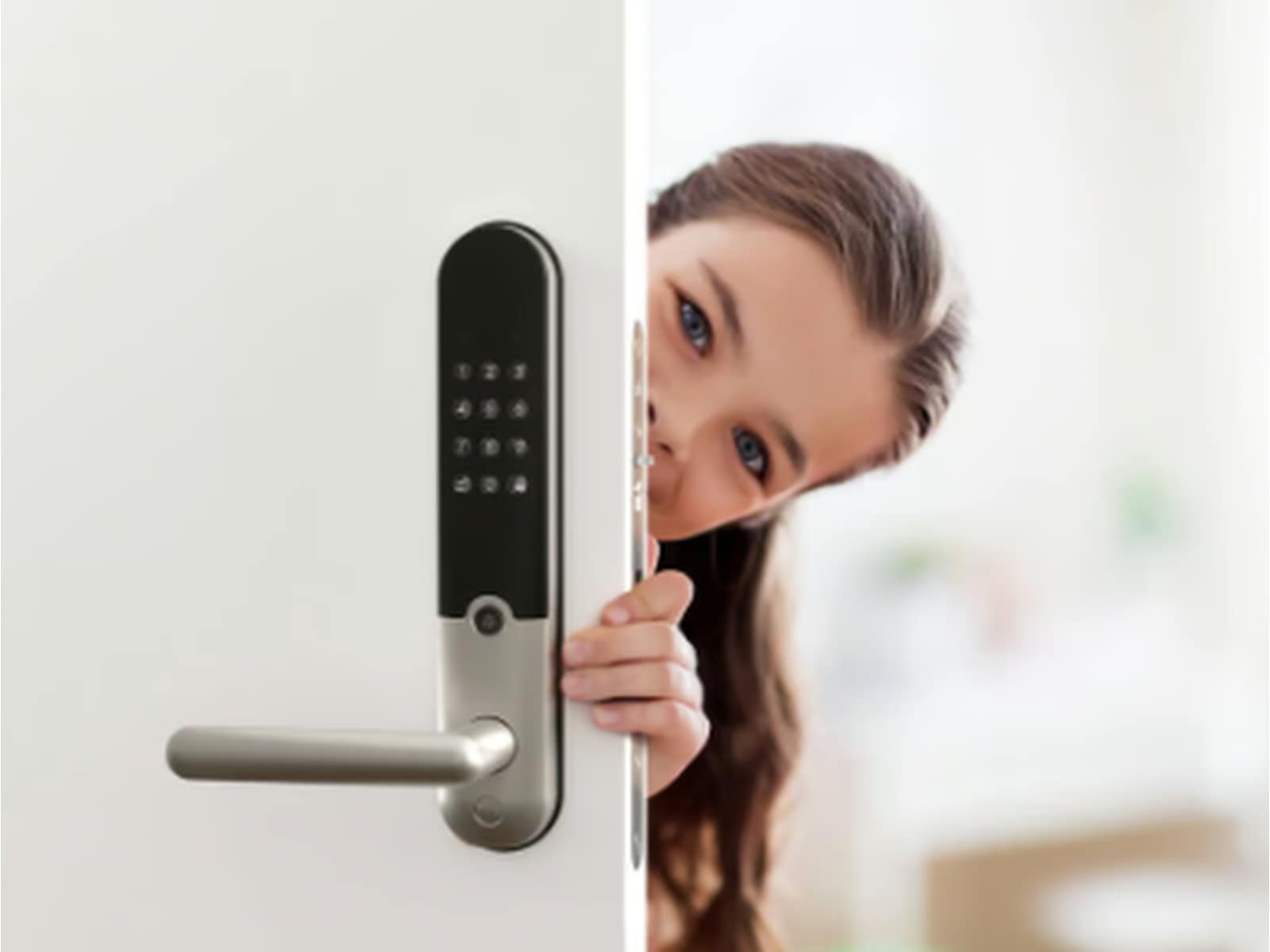 Yale Doorman L3S Flex Smart lås (børstet stål) Elektronisk dørlås