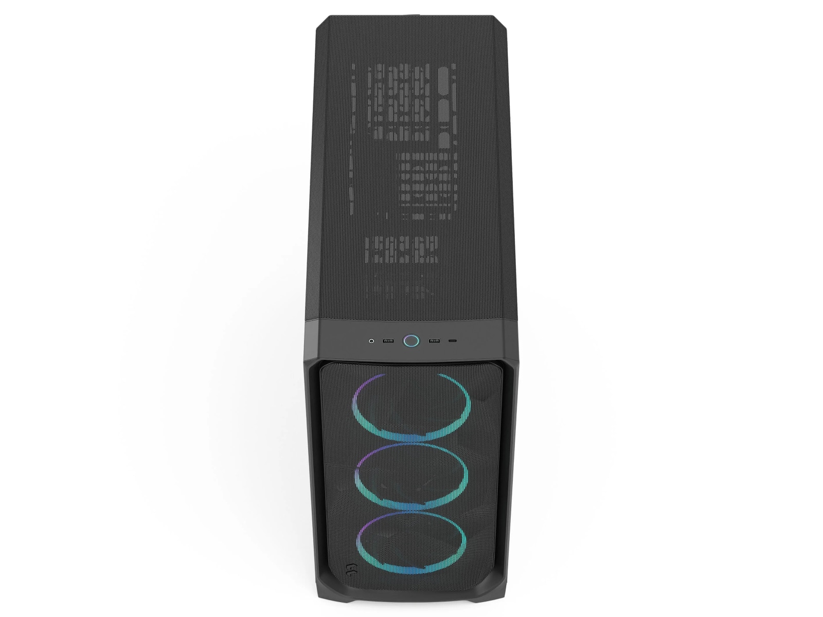 Fractal Meshify 3 XL RGB TG Light Tint Mid Tower (sort) Midi tower